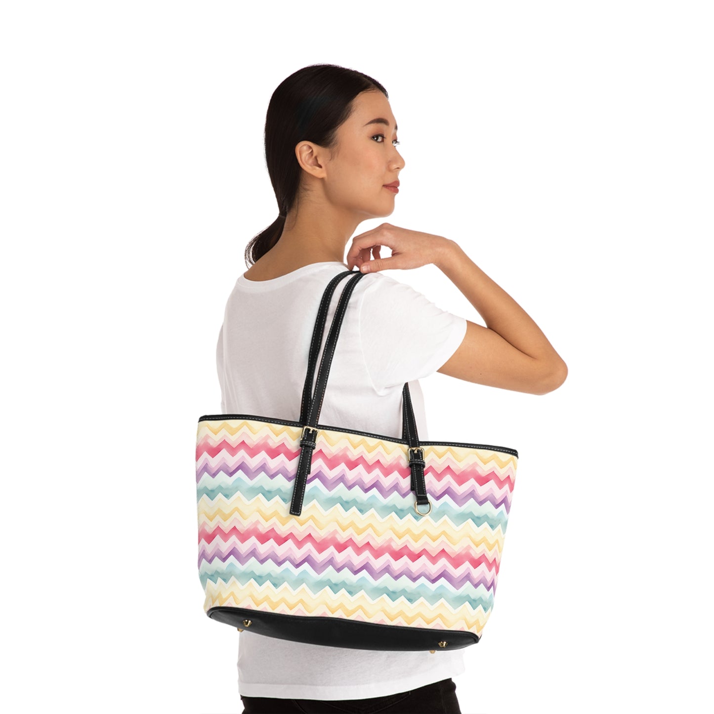 Chevron Pastel Tote Bag