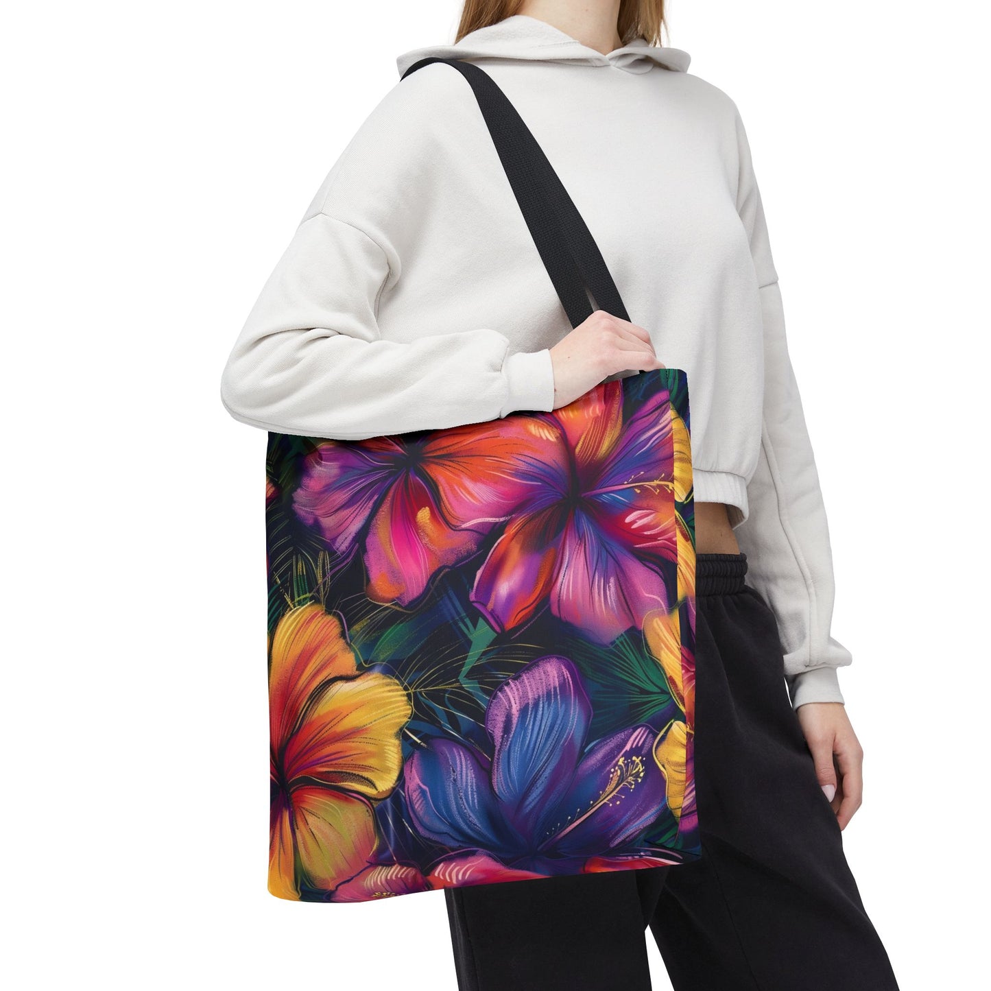Tropical Floral Tote Bag