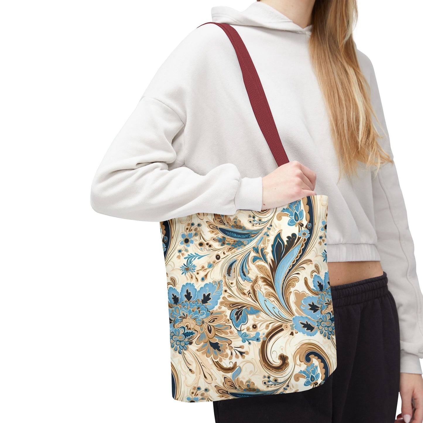 Elegant Floral Tote Bag