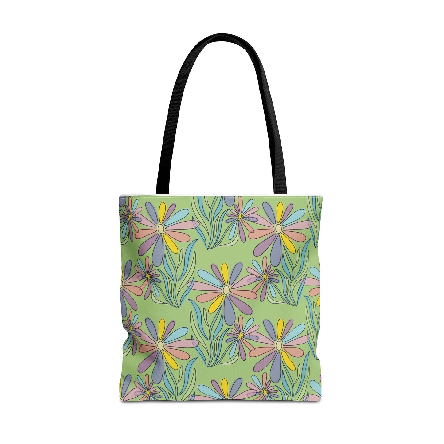 Floral Pattern Tote Bag, Gift for Garden Lovers