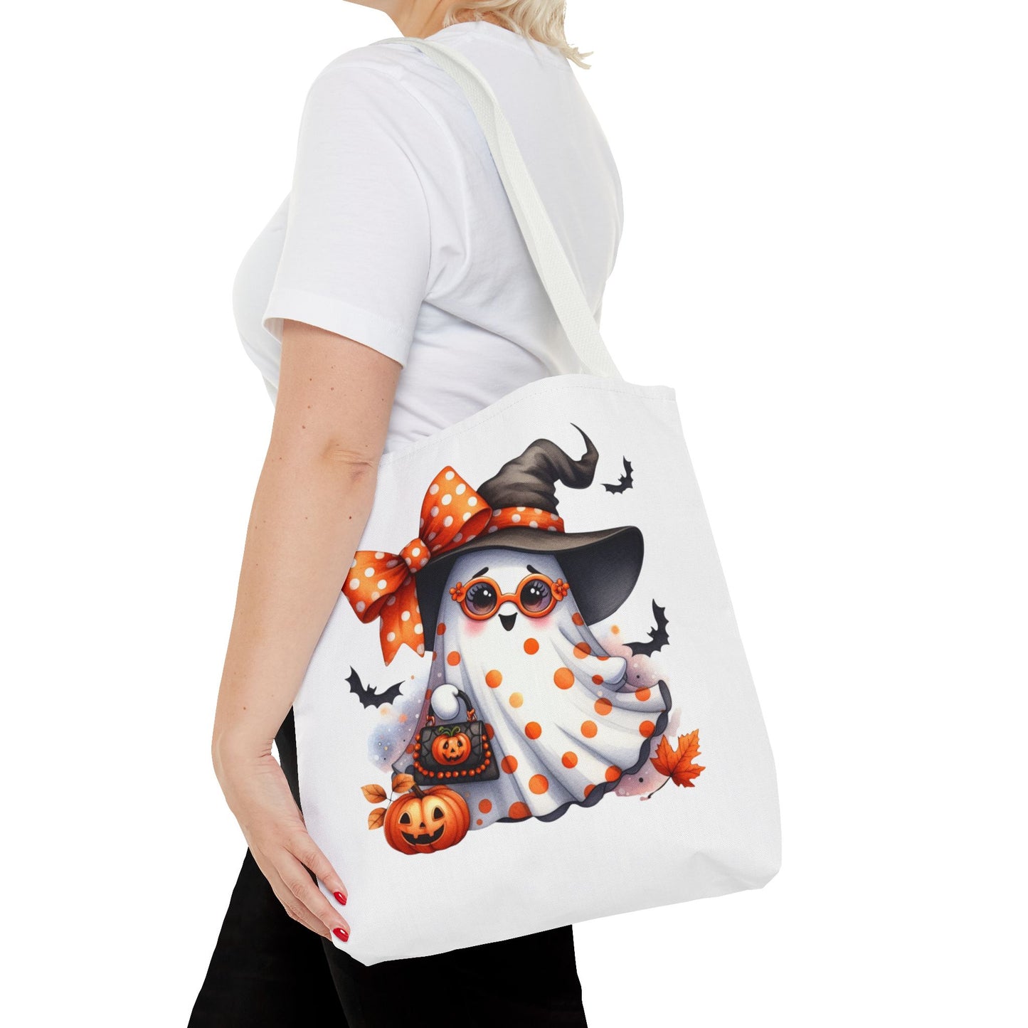 Whimsical Halloween Ghost Tote Bag