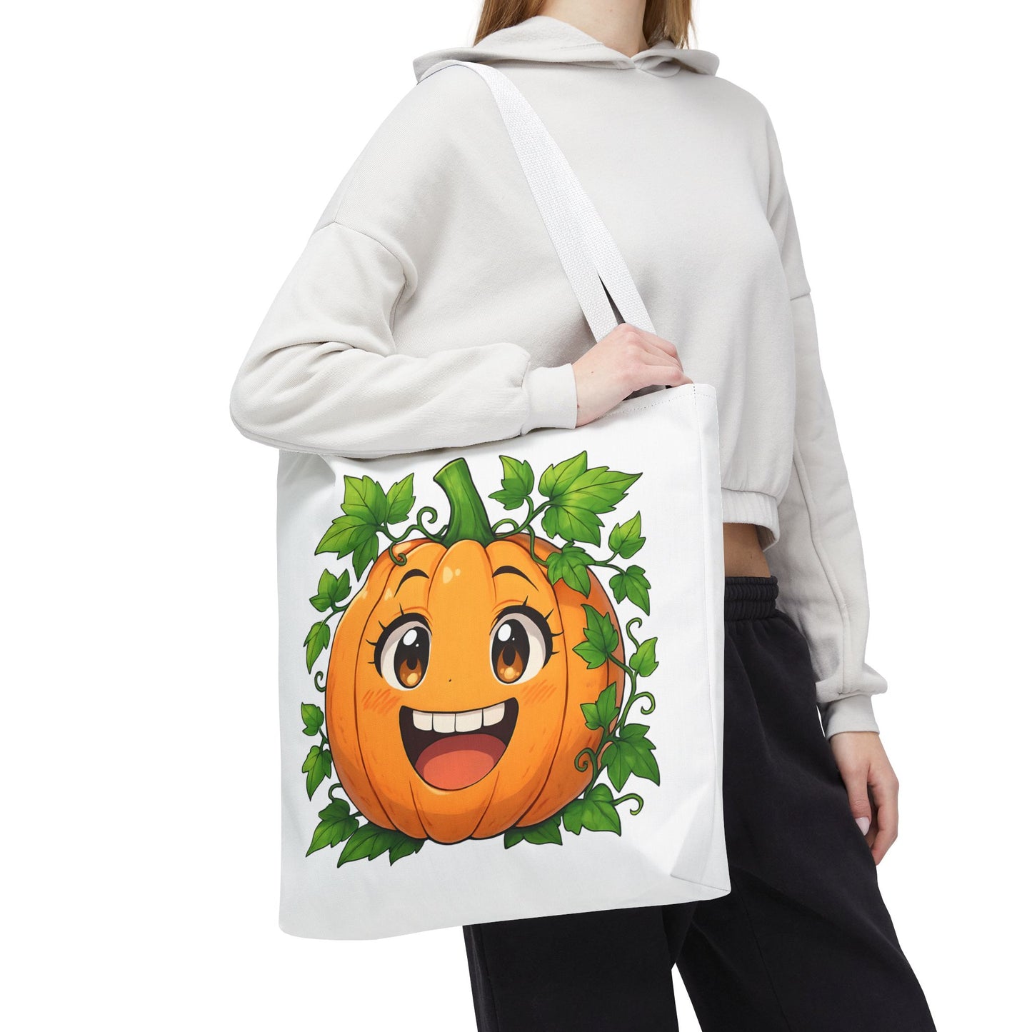Cute Pumpkin Tote Bag for Fall