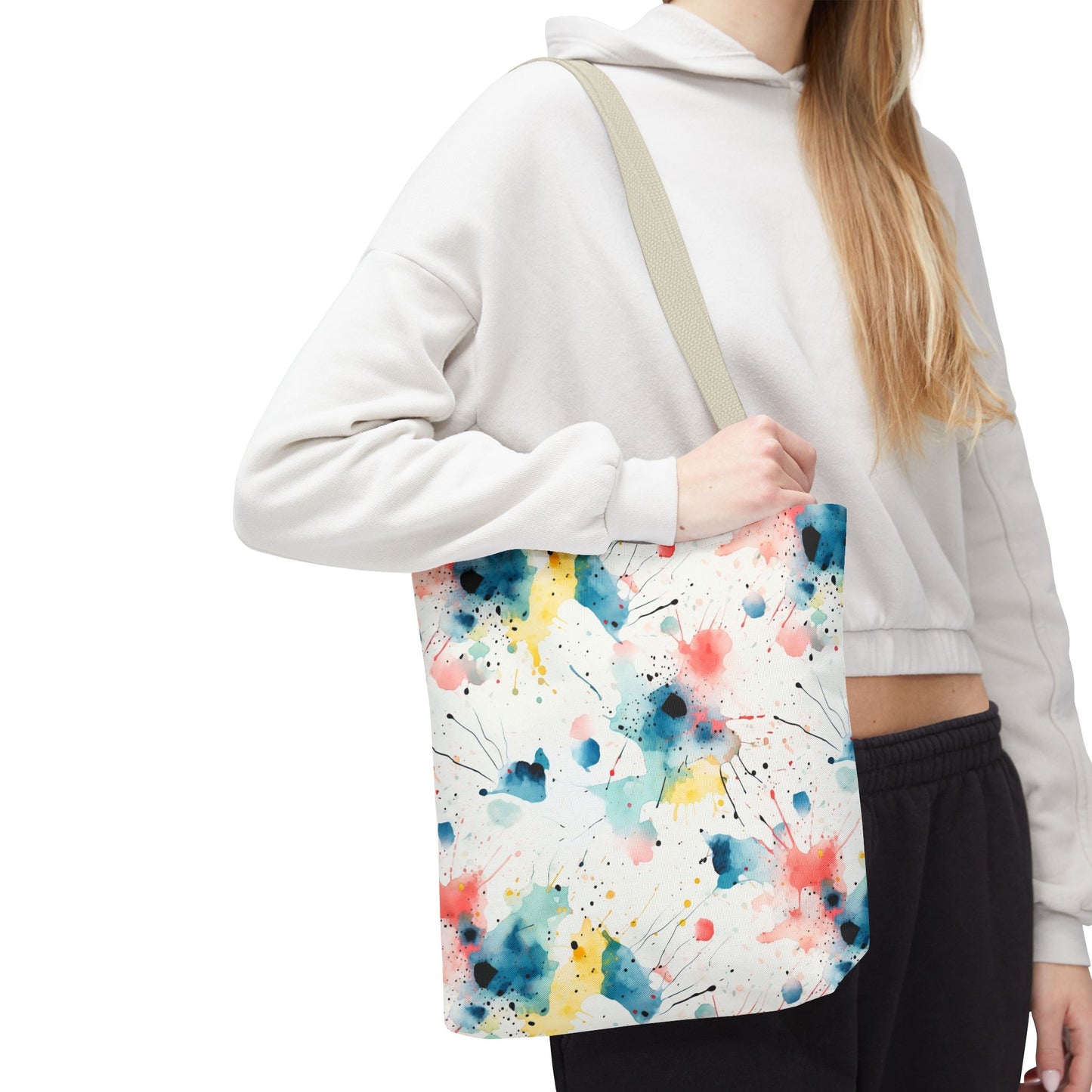 Colorful Watercolor Tote Bag