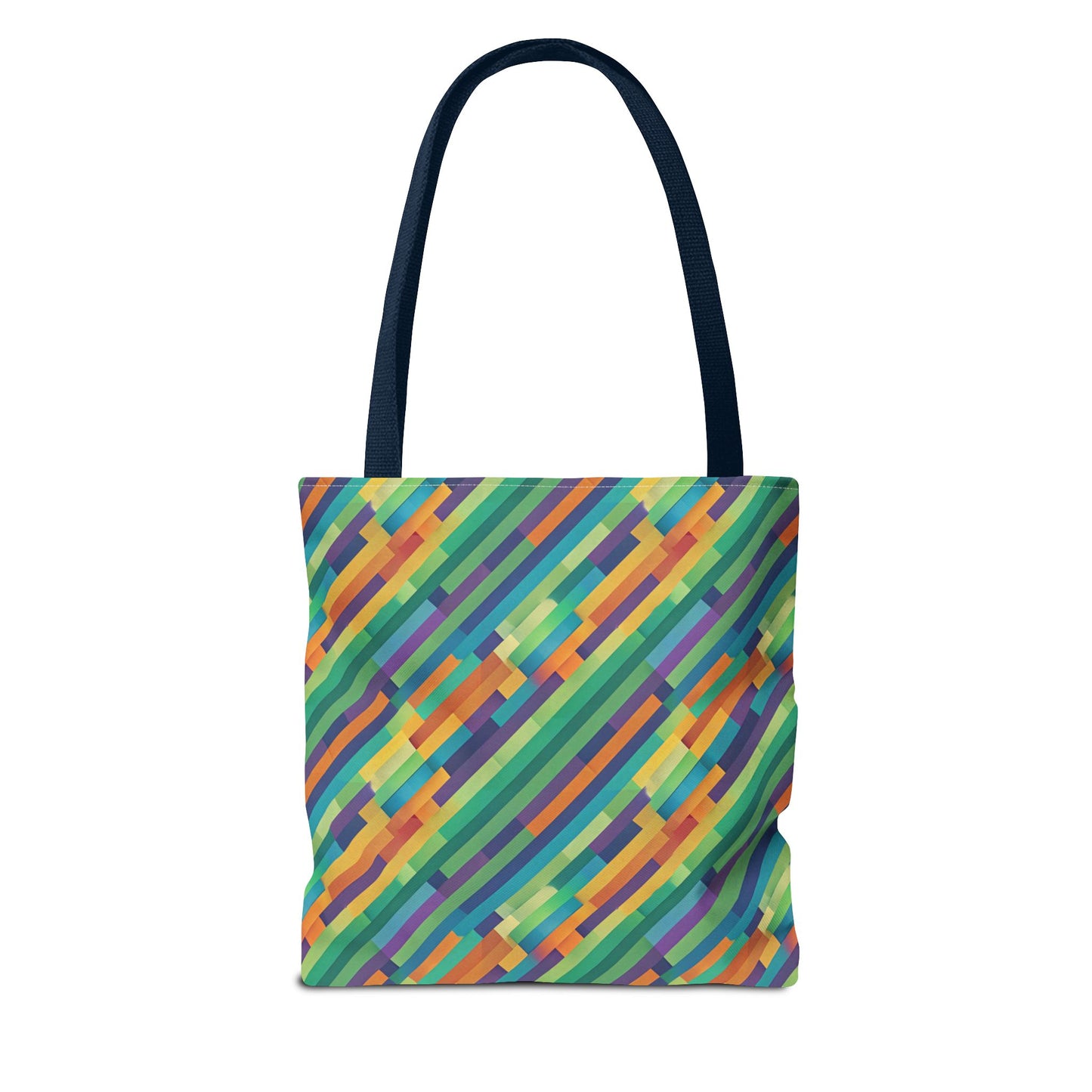 Vibrant Striped Tote Bag