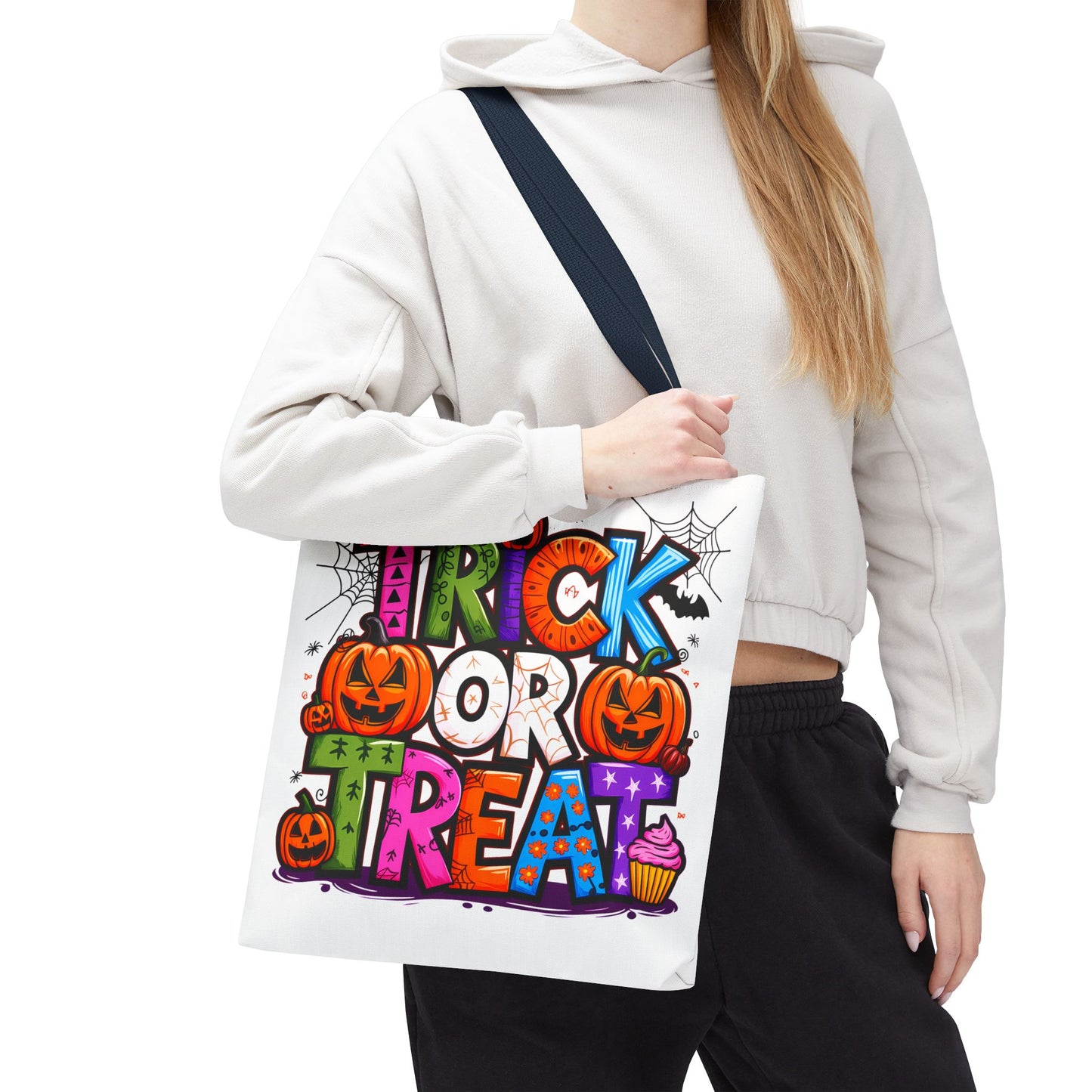 Halloween Trick or Treat Tote Bag, Spooky Gift