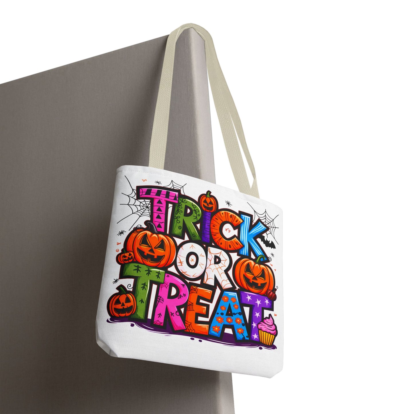 Halloween Trick or Treat Tote Bag, Spooky Gift
