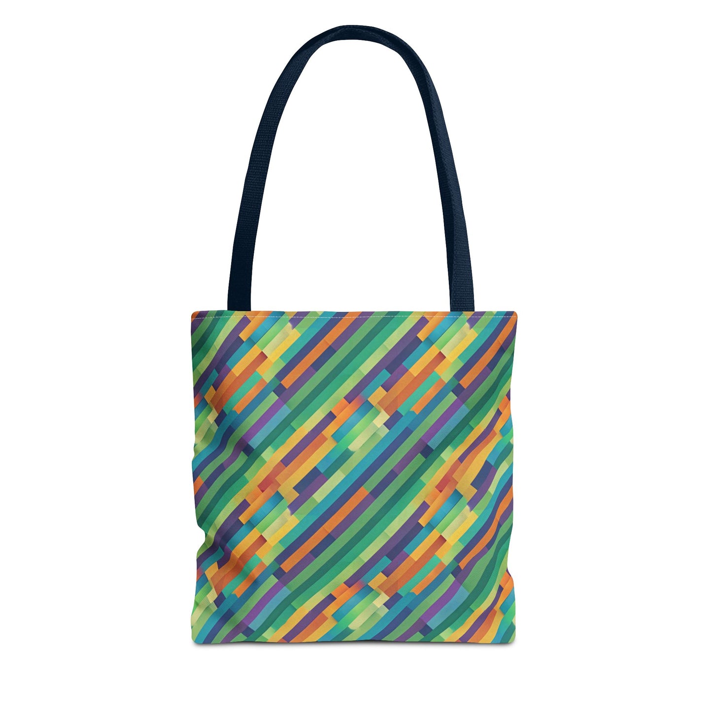Vibrant Striped Tote Bag