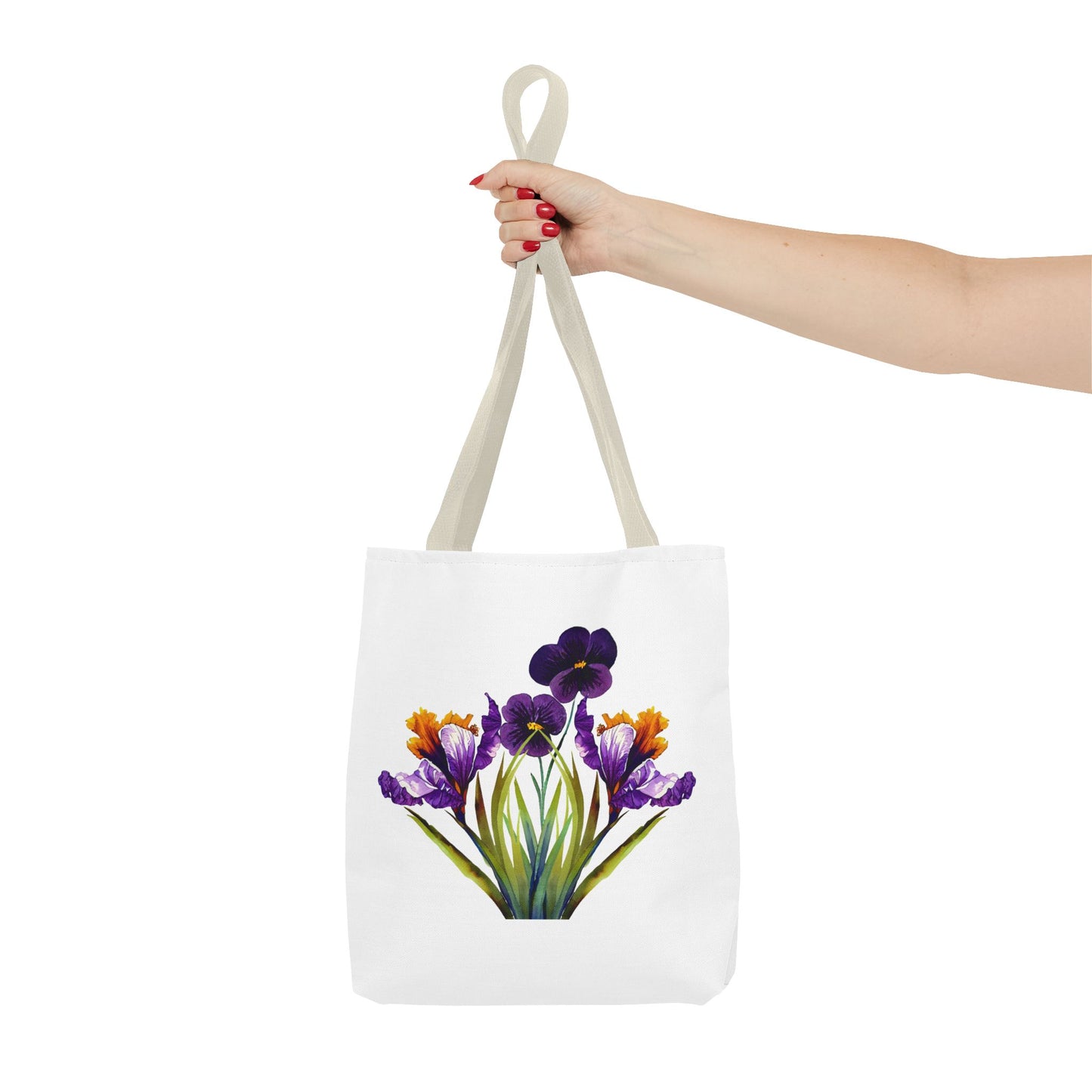 Floral Tote Bag, Reusable Grocery Tote