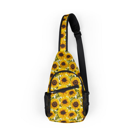 Sunflower Pattern Chest Bag