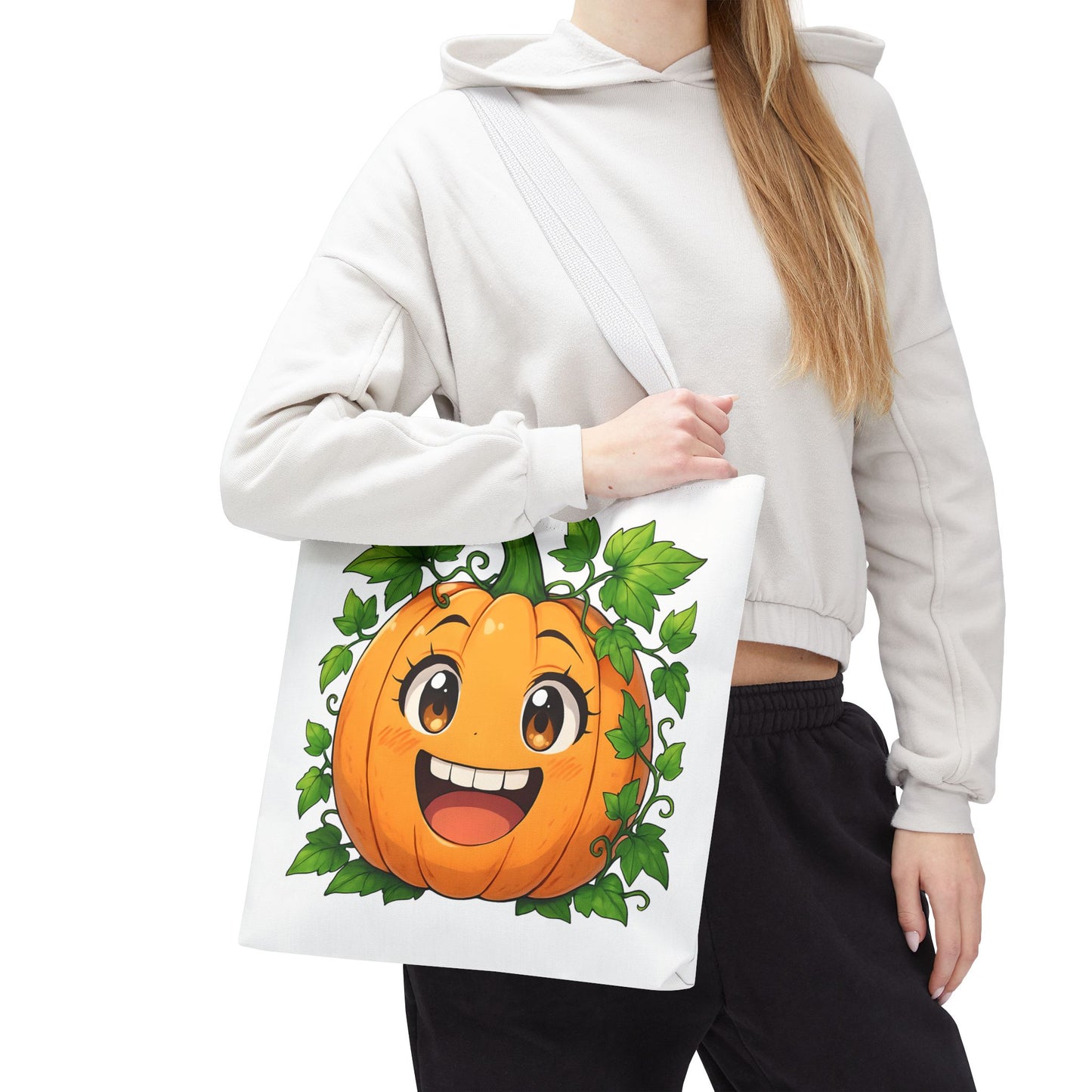 Cute Pumpkin Tote Bag for Fall