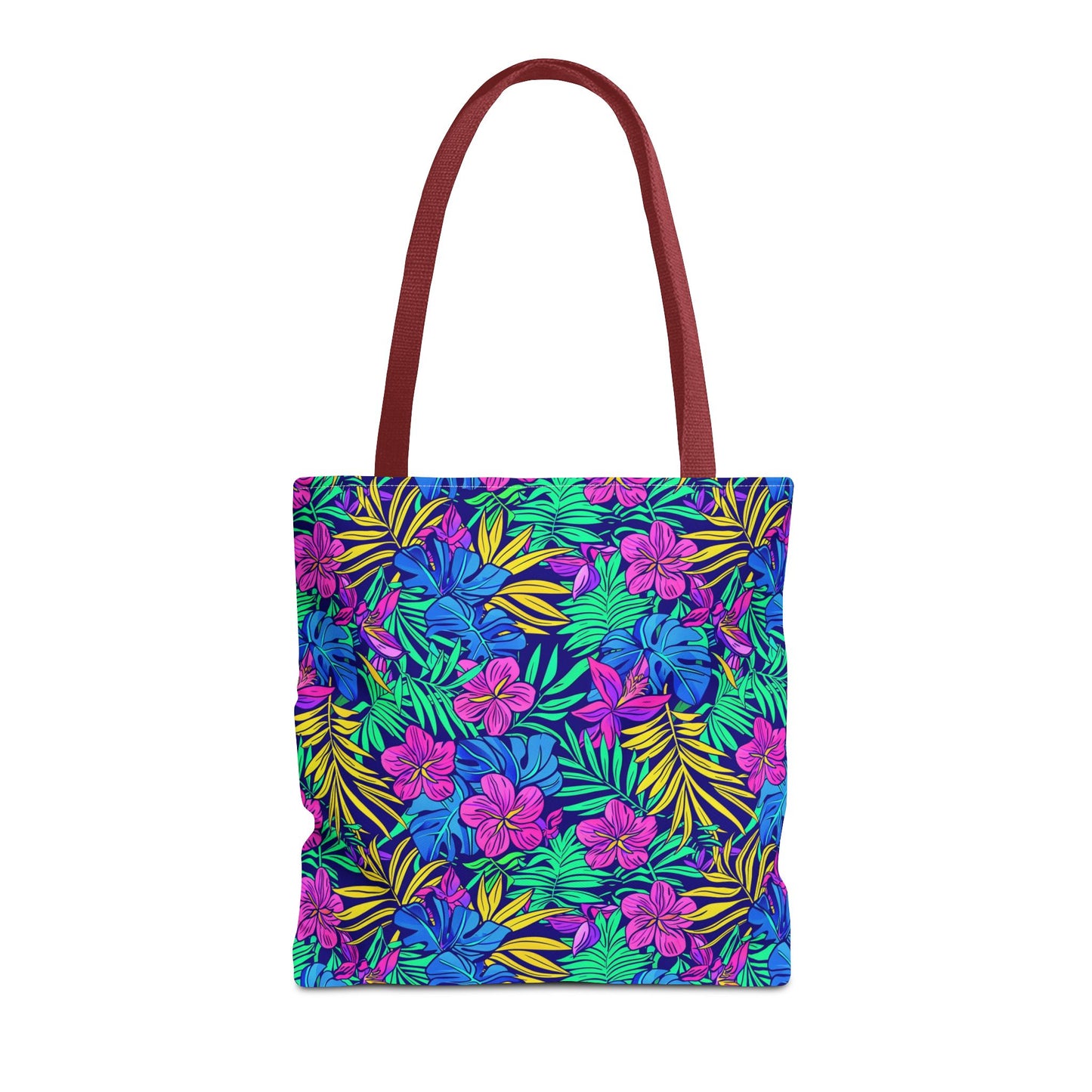 Tropical Floral Tote Bag, Beach Bag, Shopping Tote