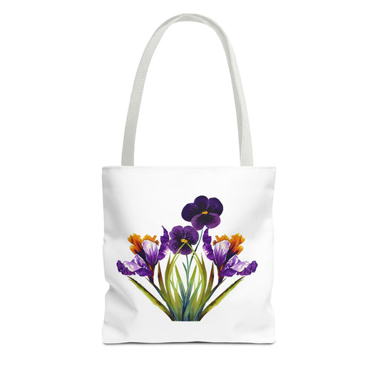 Floral Tote Bag, Reusable Grocery Tote
