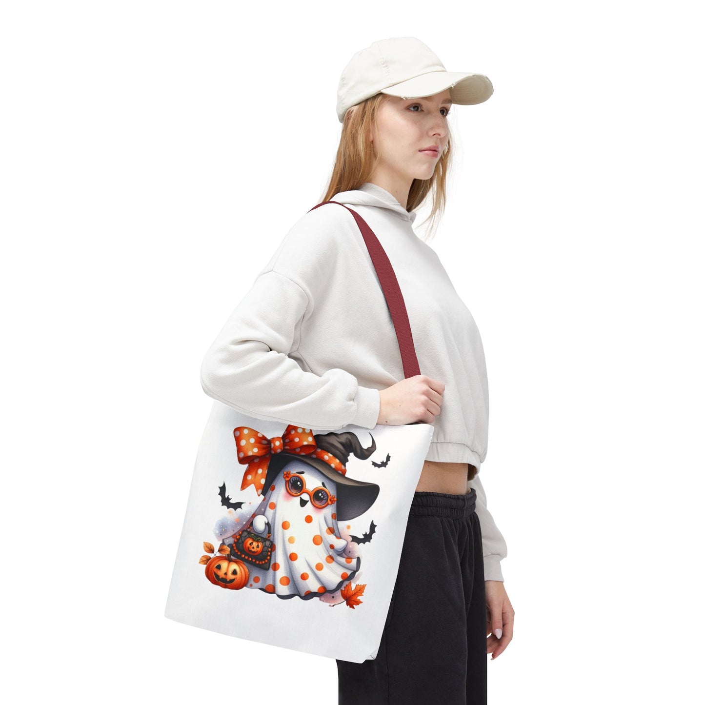 Whimsical Halloween Ghost Tote Bag