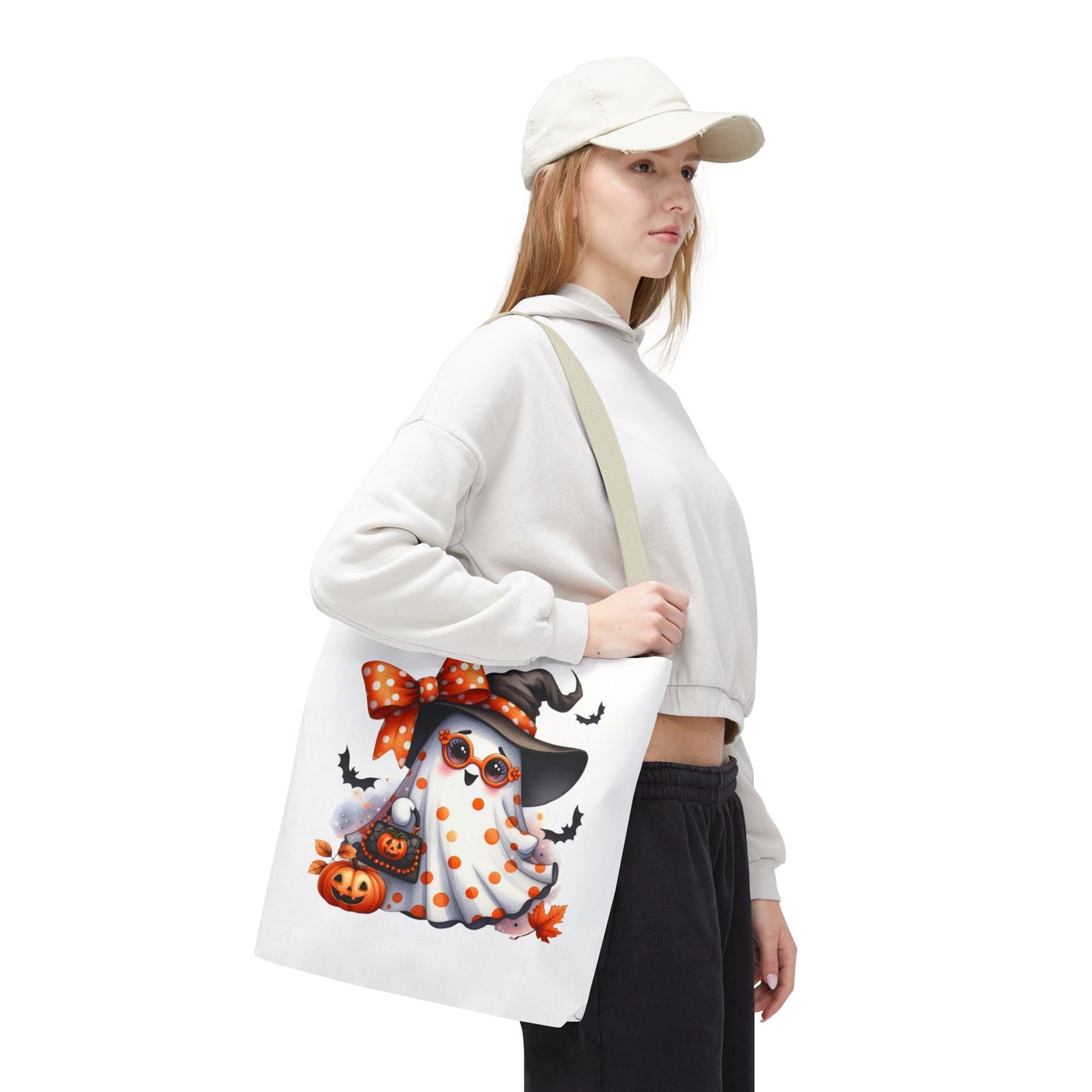Whimsical Halloween Ghost Tote Bag