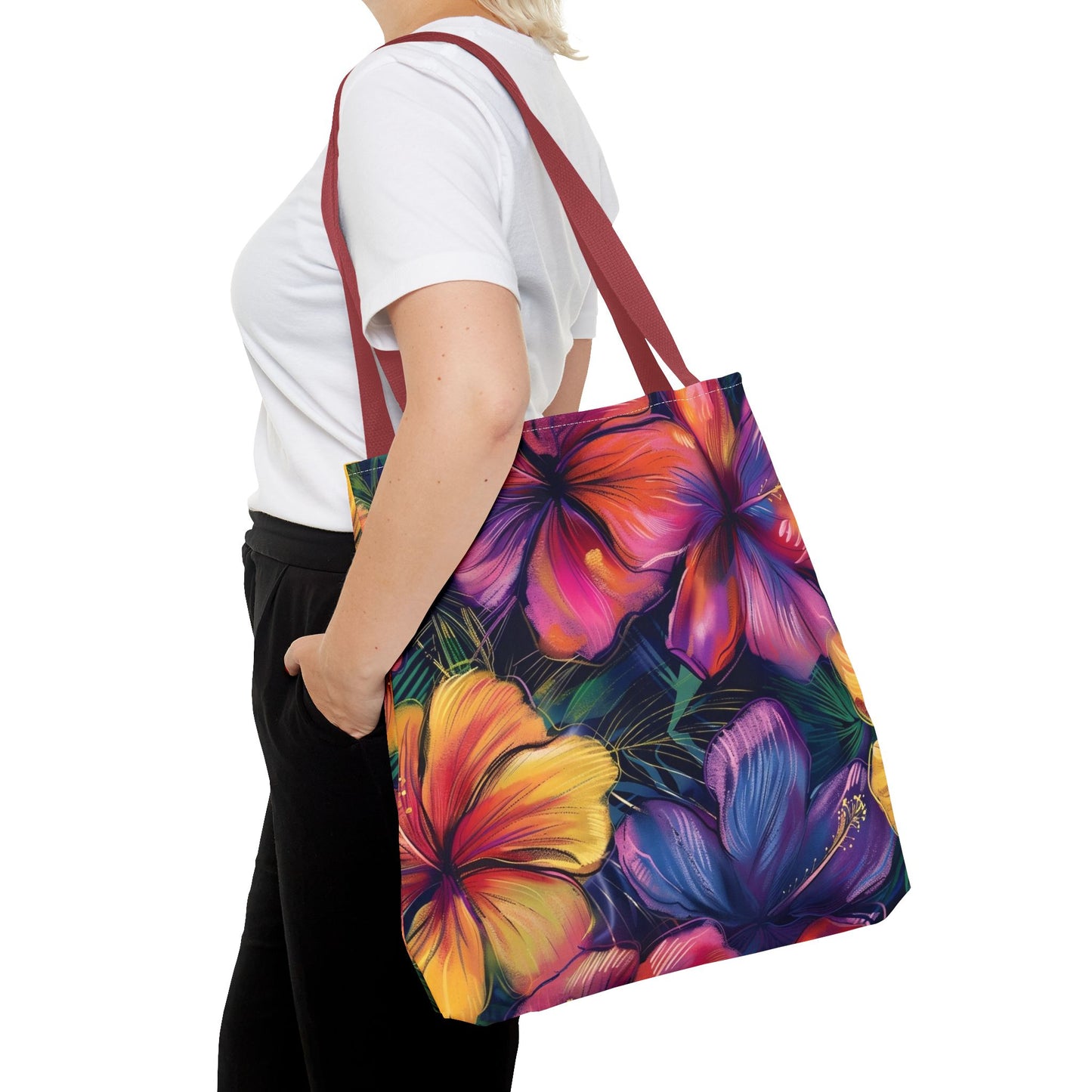 Tropical Floral Tote Bag