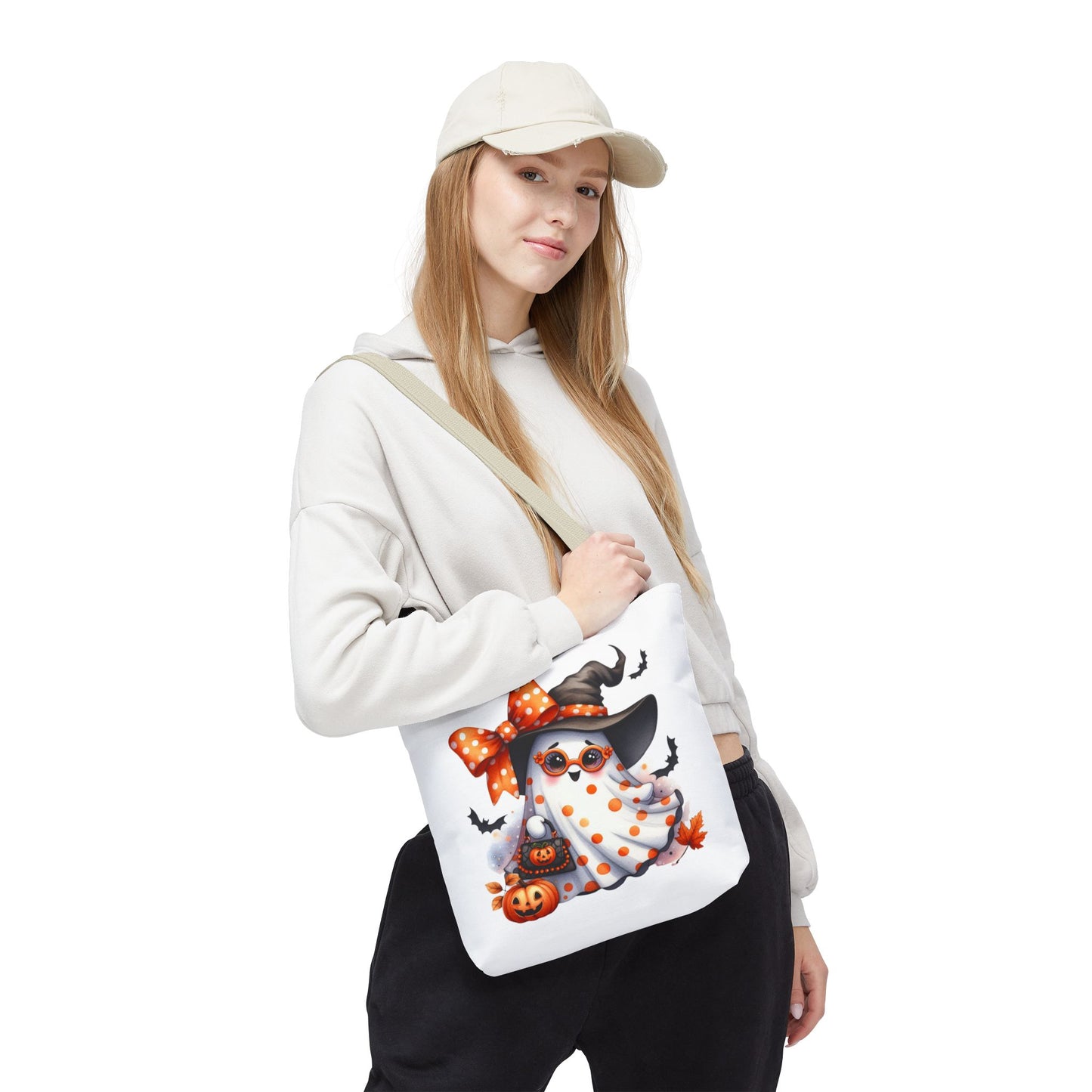 Whimsical Halloween Ghost Tote Bag