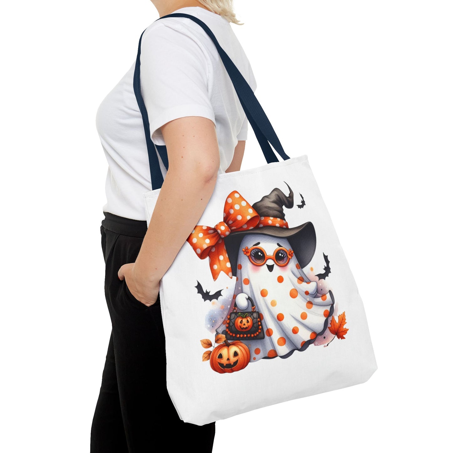Whimsical Halloween Ghost Tote Bag