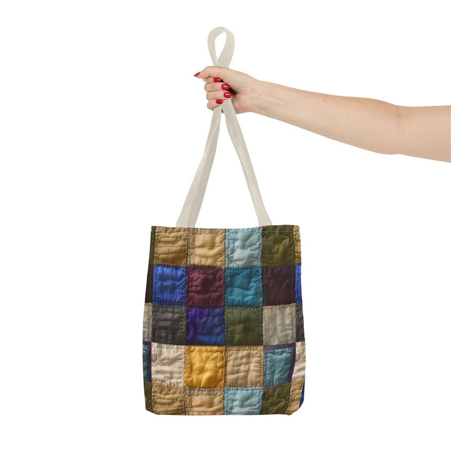 Colorful Patchwork Tote Bag, Stylish & Functional Carryall for Everyday Use