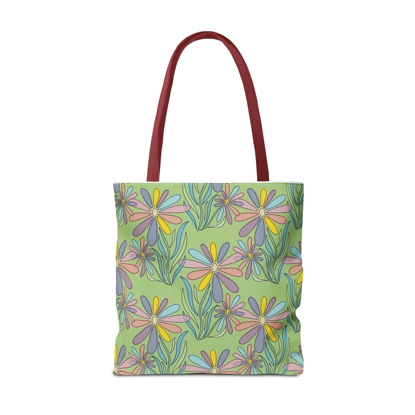 Floral Pattern Tote Bag, Gift for Garden Lovers