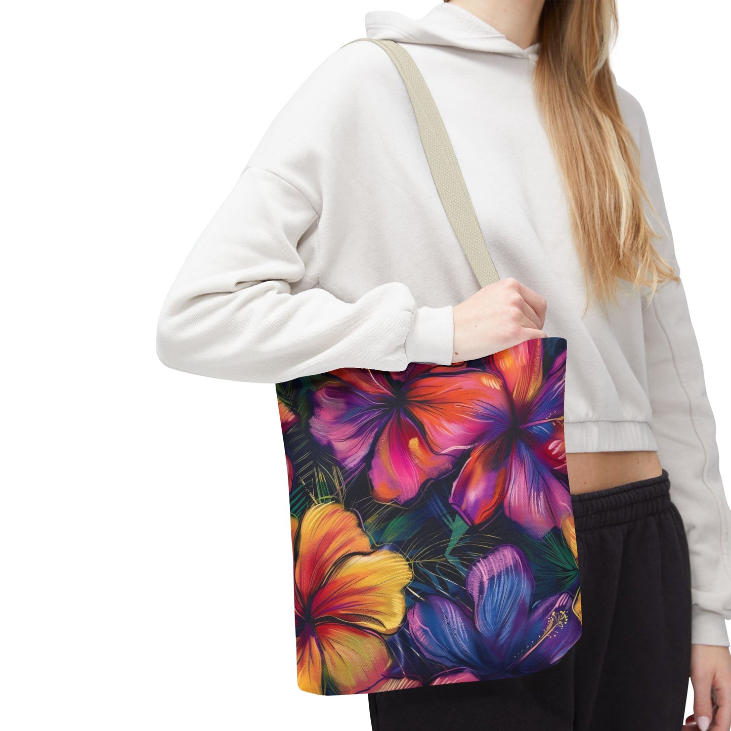 Tropical Floral Tote Bag