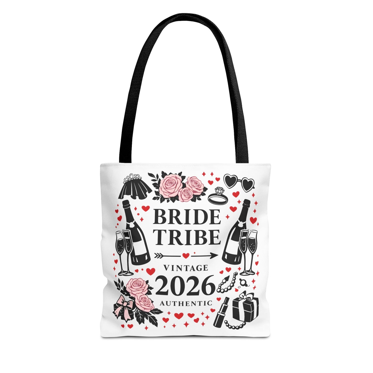 Bride Tribe 2026 Tote Bag, Bachelorette Party Bridal Shower Gift