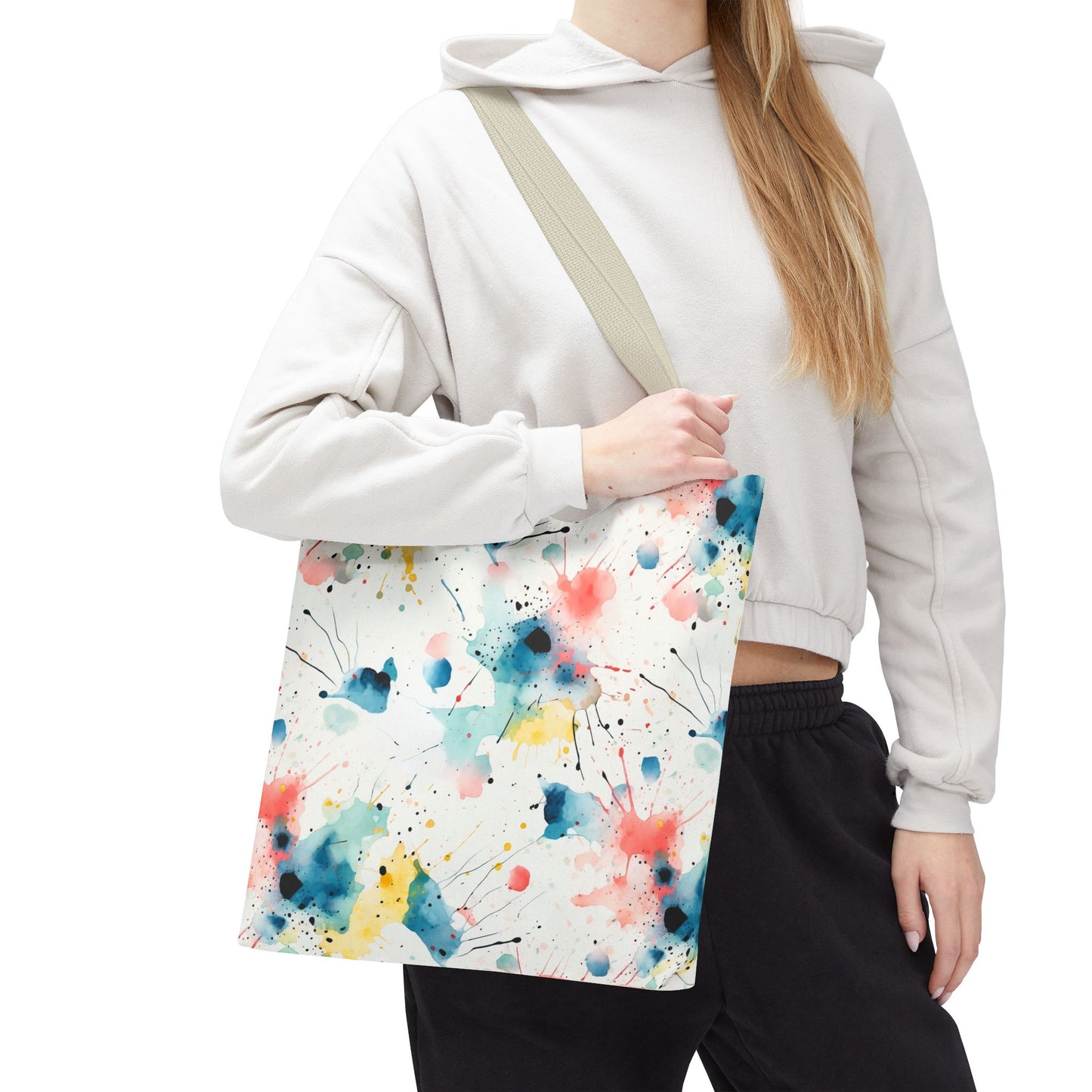 Colorful Watercolor Tote Bag