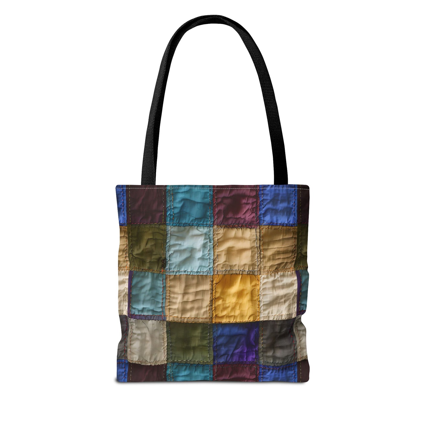 Colorful Patchwork Tote Bag, Stylish & Functional Carryall for Everyday Use
