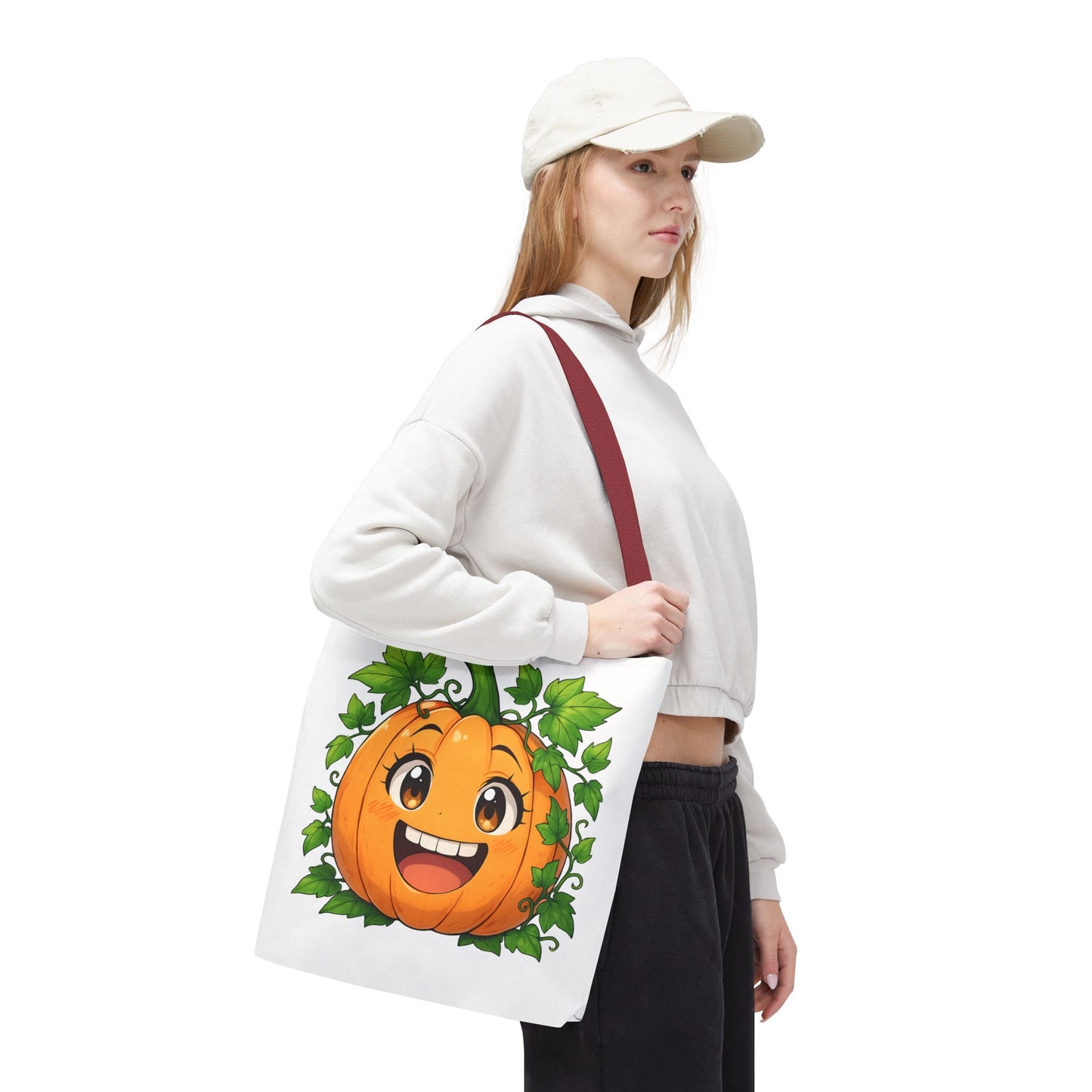 Cute Pumpkin Tote Bag for Fall