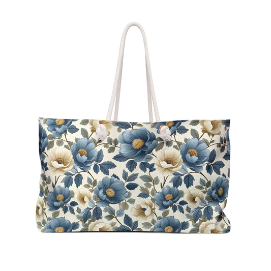 Floral Weekender Bag for Weekend Getaways