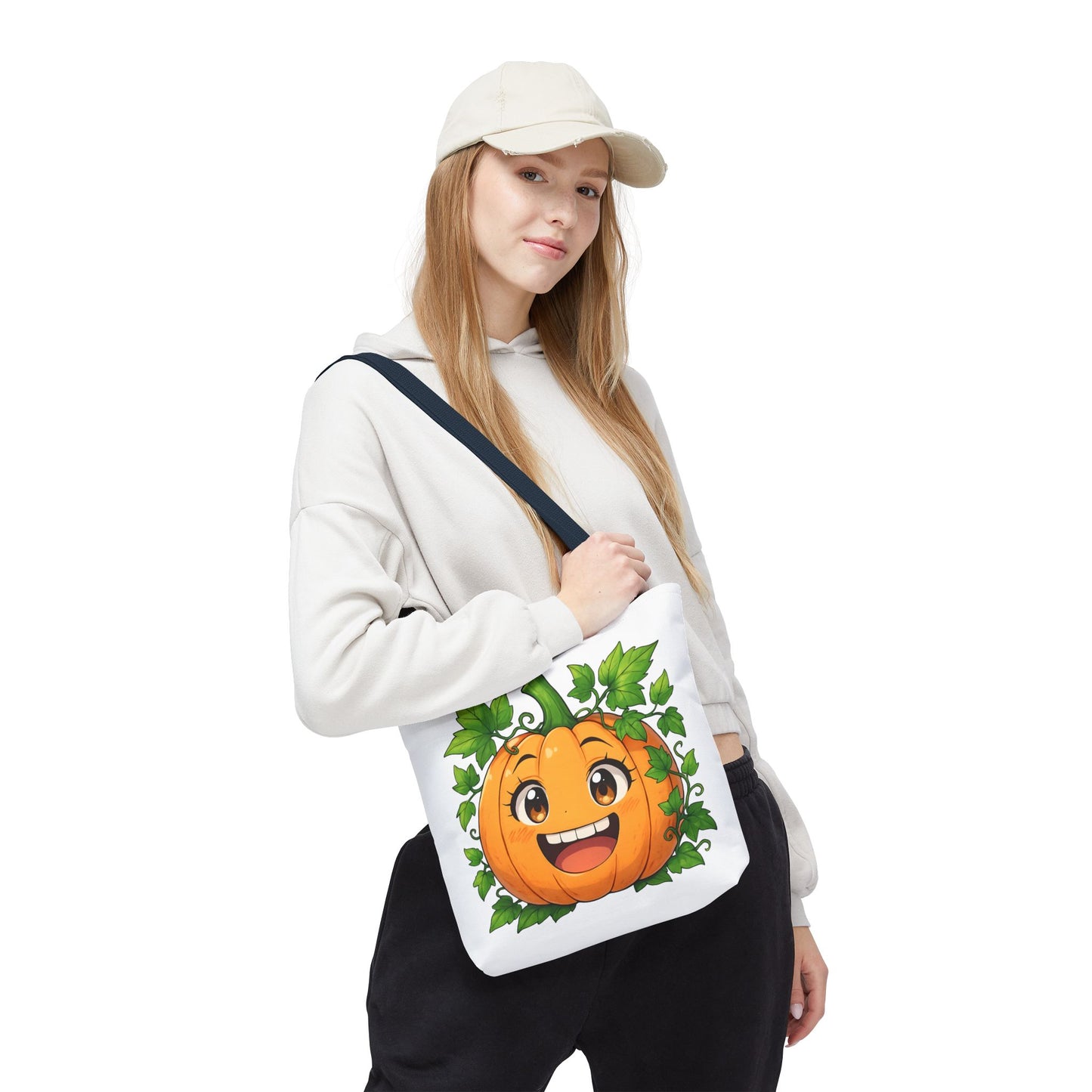 Cute Pumpkin Tote Bag for Fall