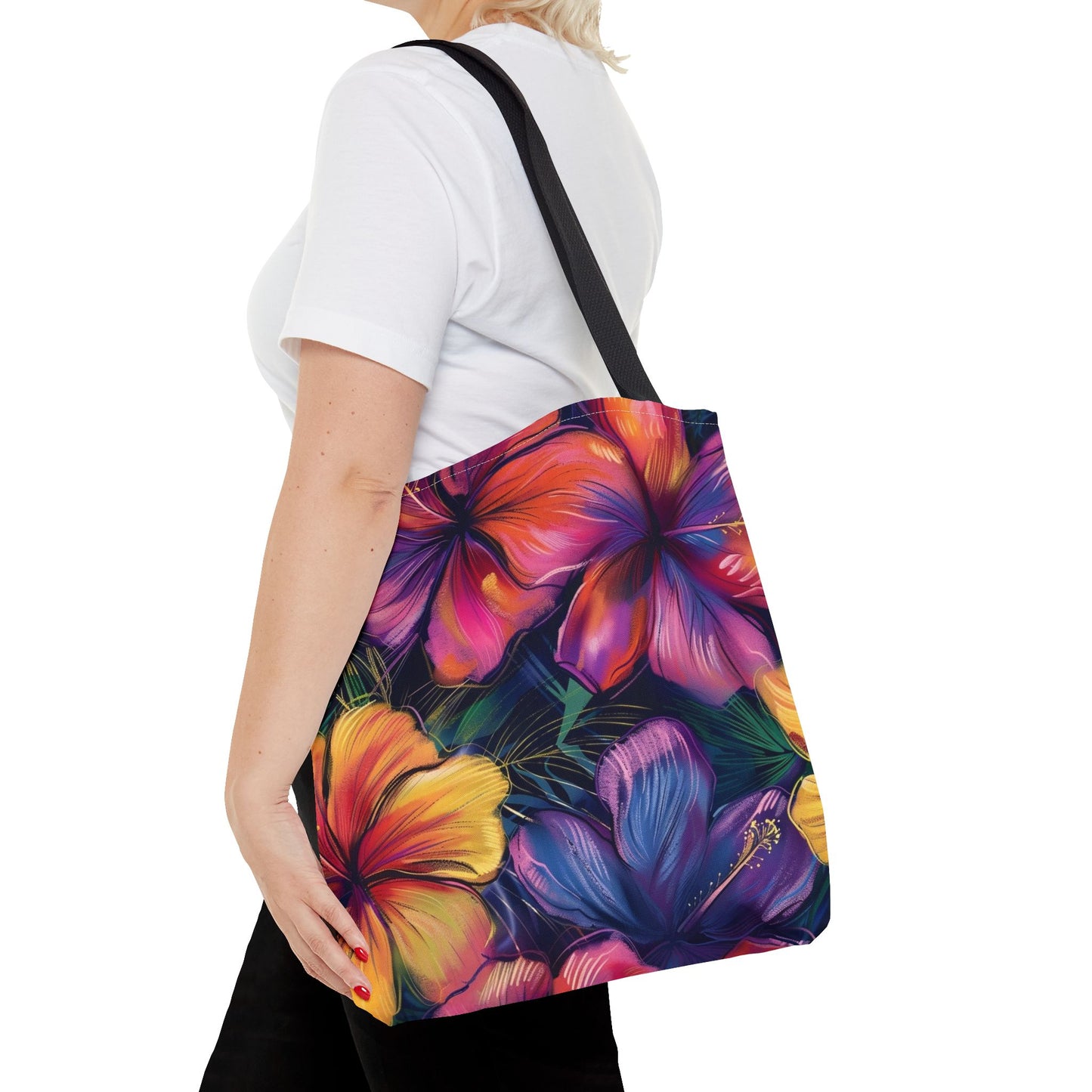 Tropical Floral Tote Bag