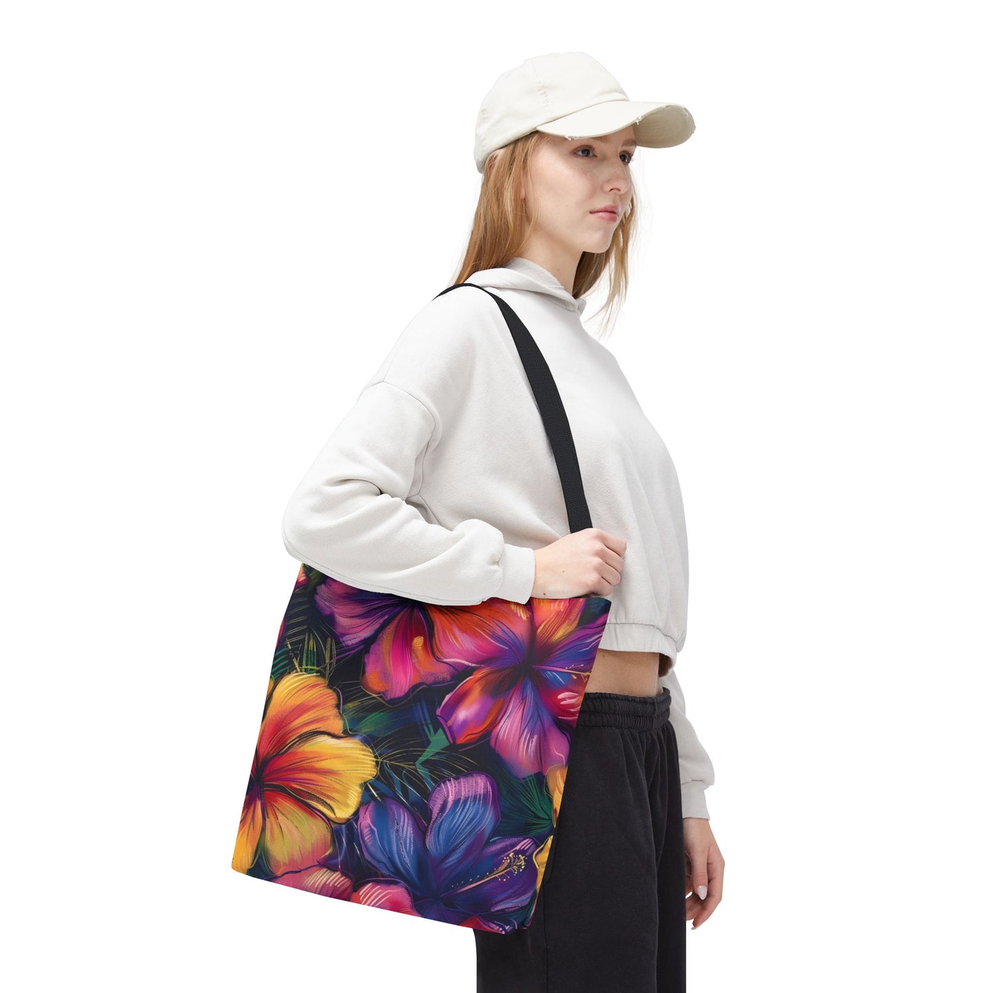 Tropical Floral Tote Bag