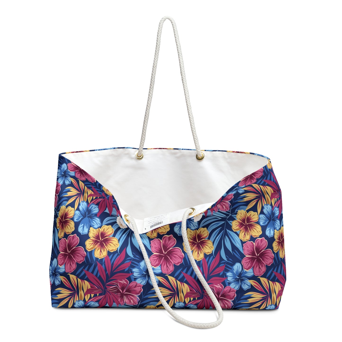 Tropical Floral Weekender Bag or Beach Tote