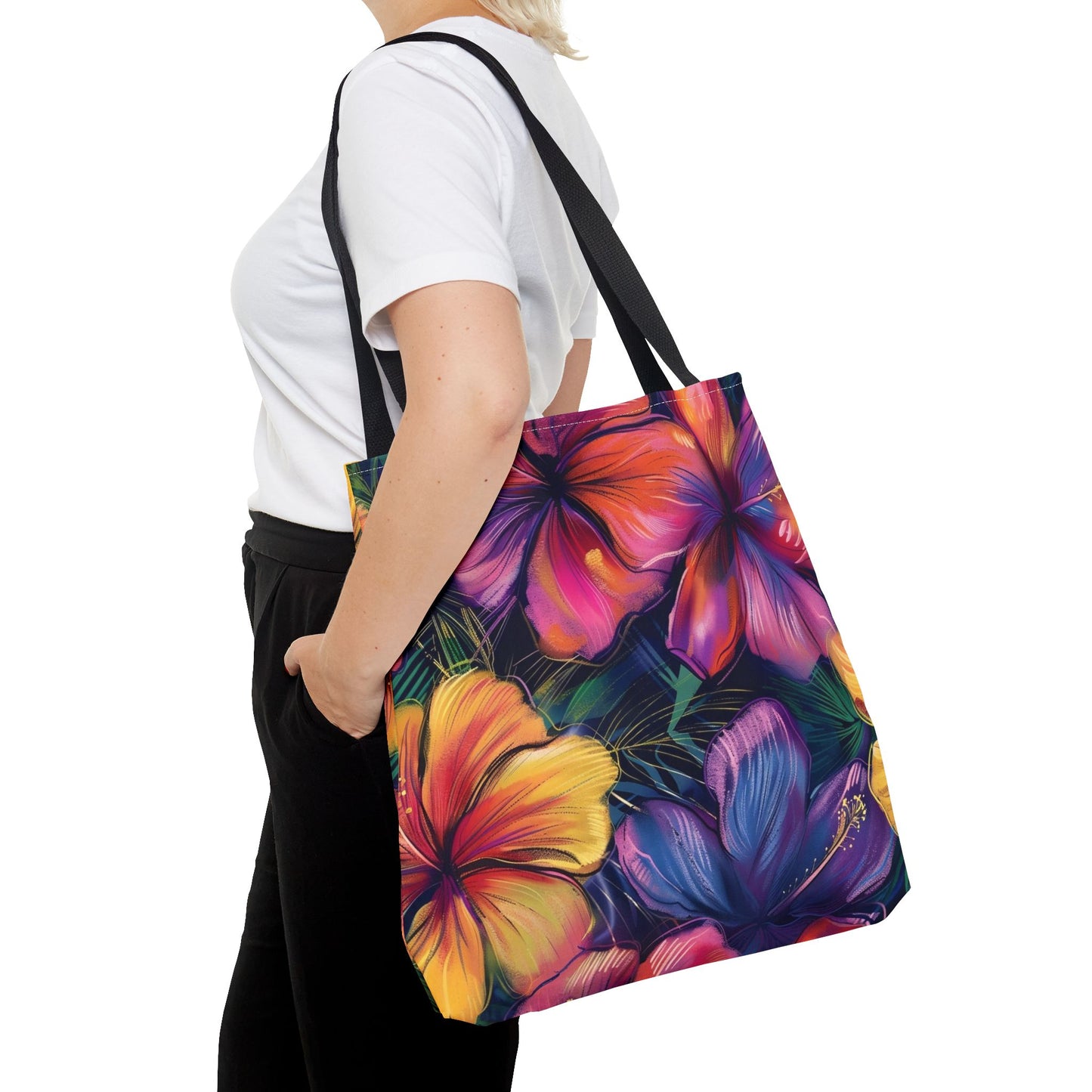 Tropical Floral Tote Bag