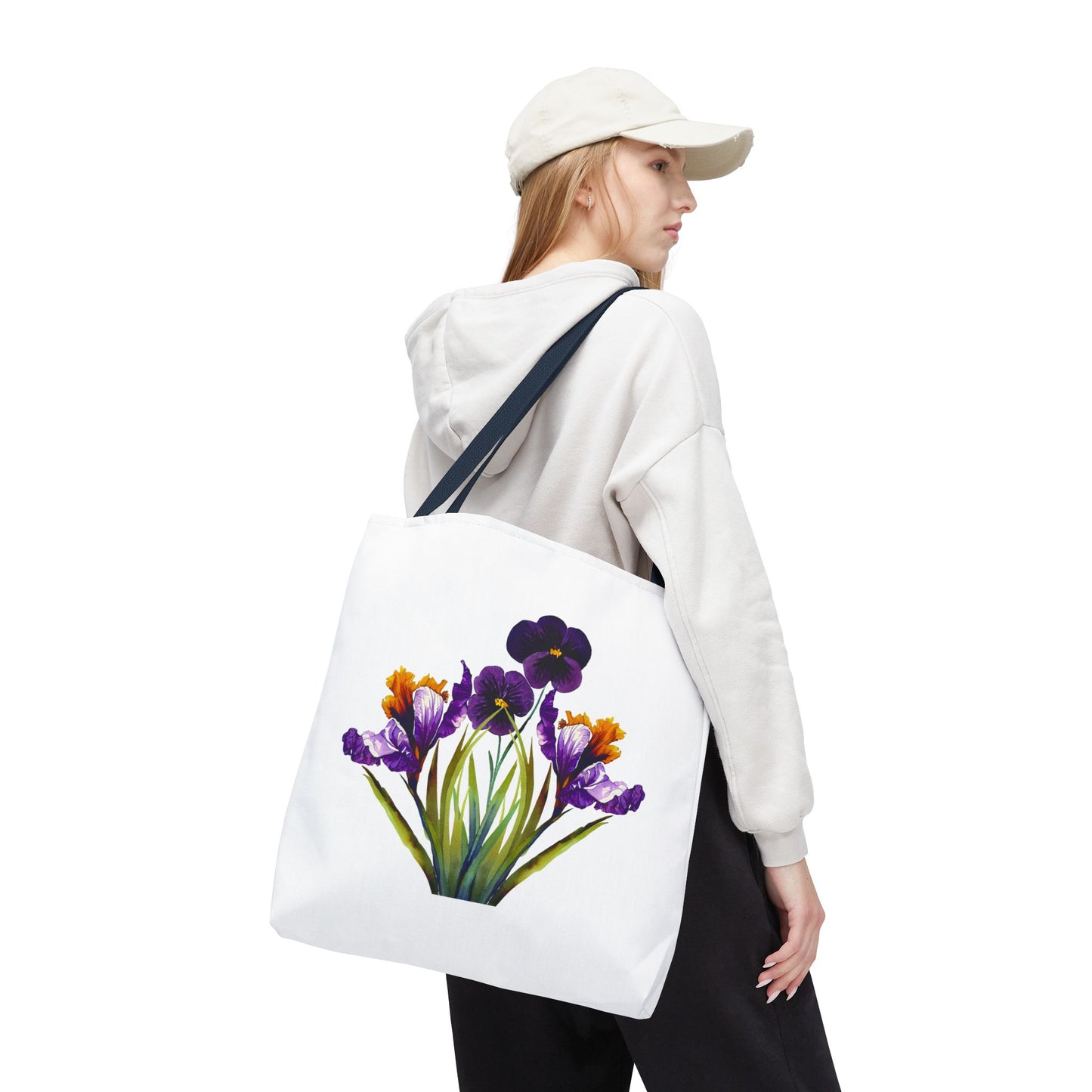 Floral Tote Bag, Reusable Grocery Tote