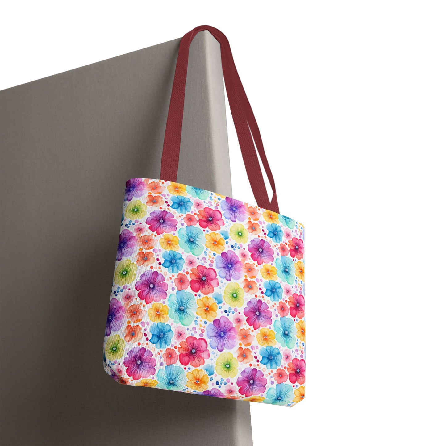 Vibrant Floral Tote Bag, Perfect Gift for Mother's Day, Bright Summer Accessory