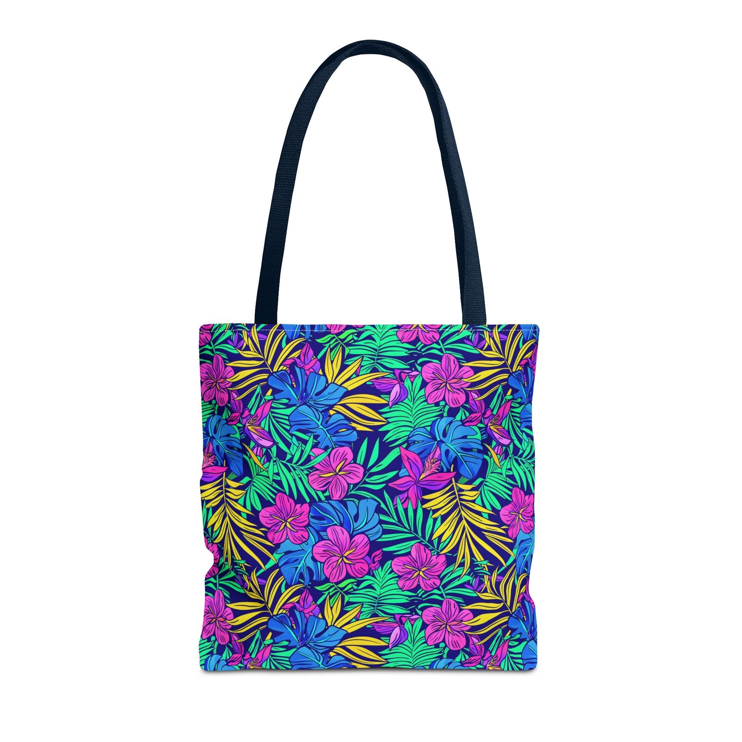Tropical Floral Tote Bag, Beach Bag, Shopping Tote
