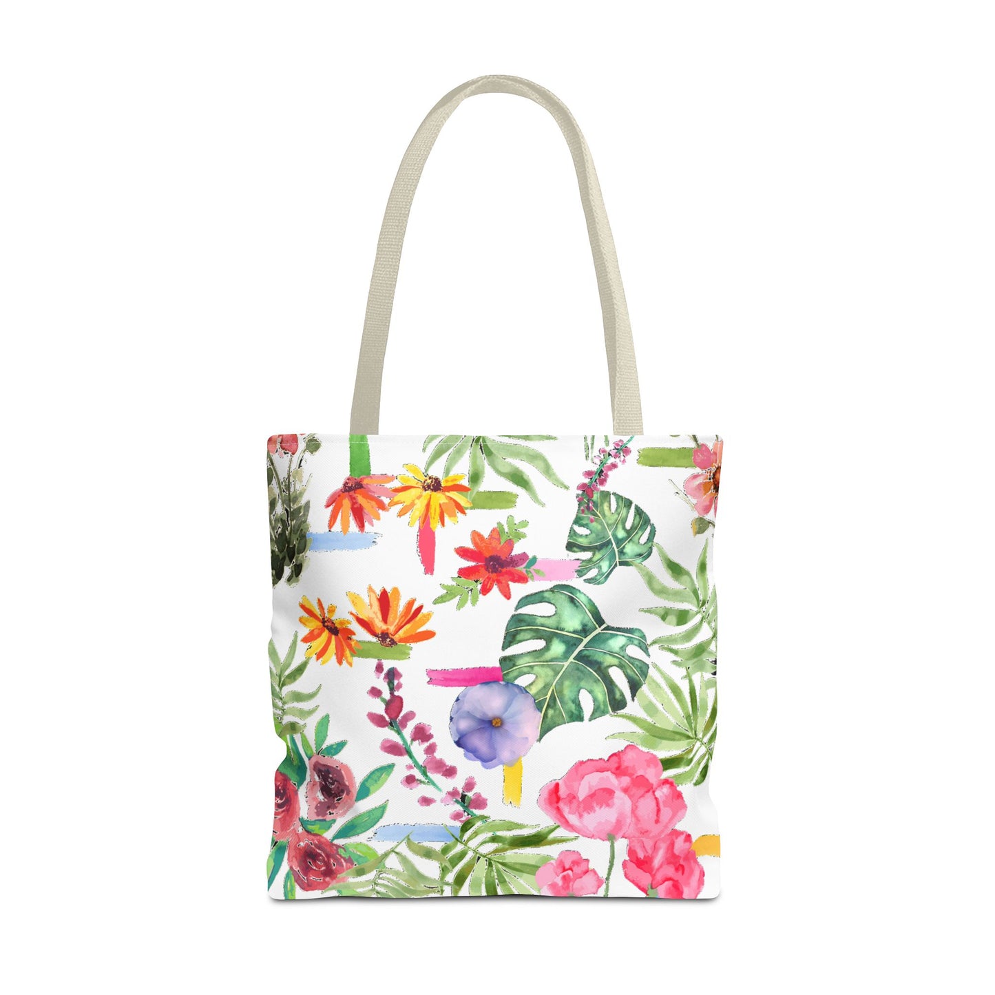Floral Print Tote Bag