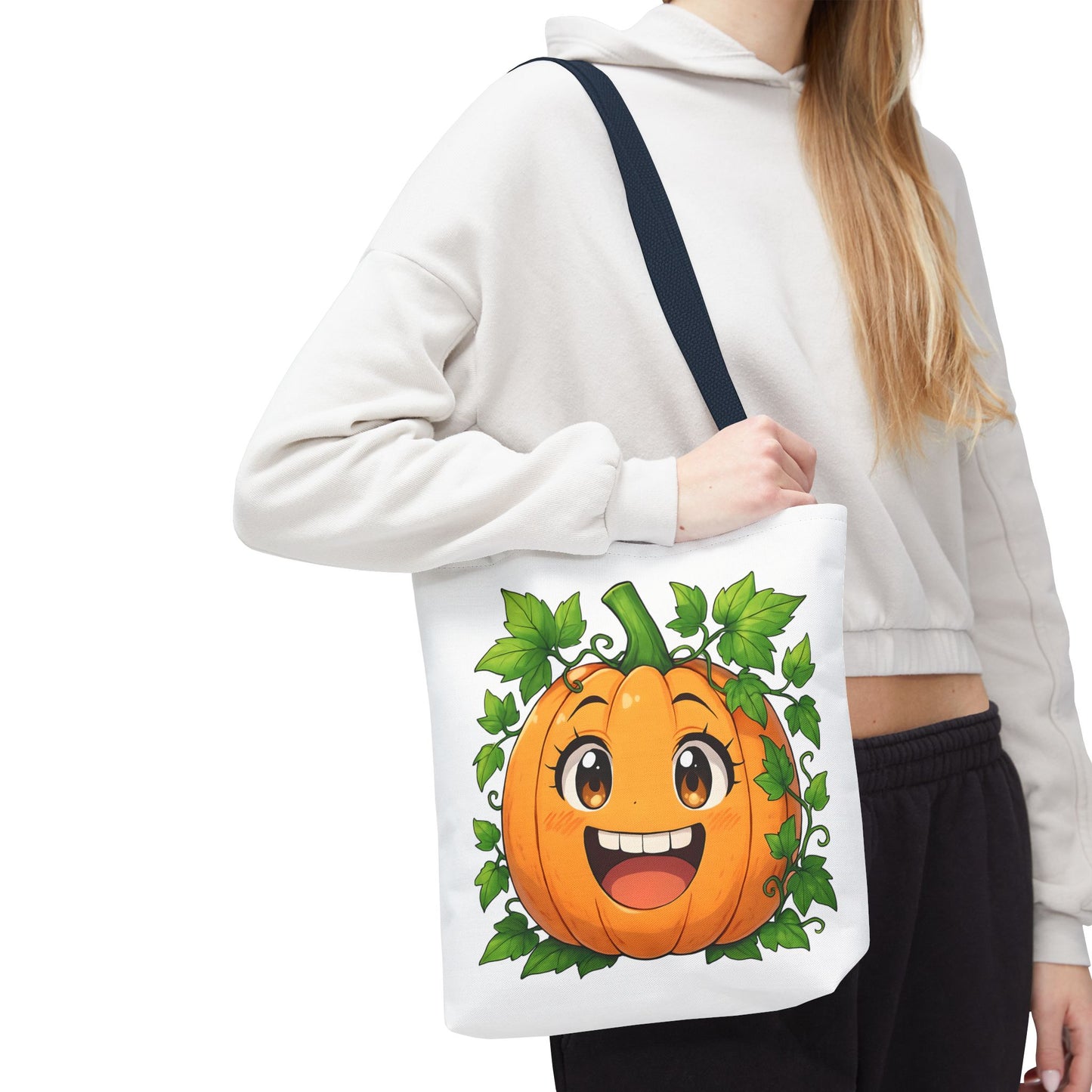 Cute Pumpkin Tote Bag for Fall