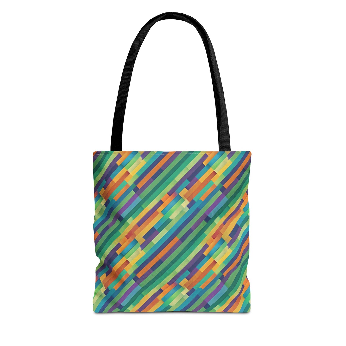 Vibrant Striped Tote Bag