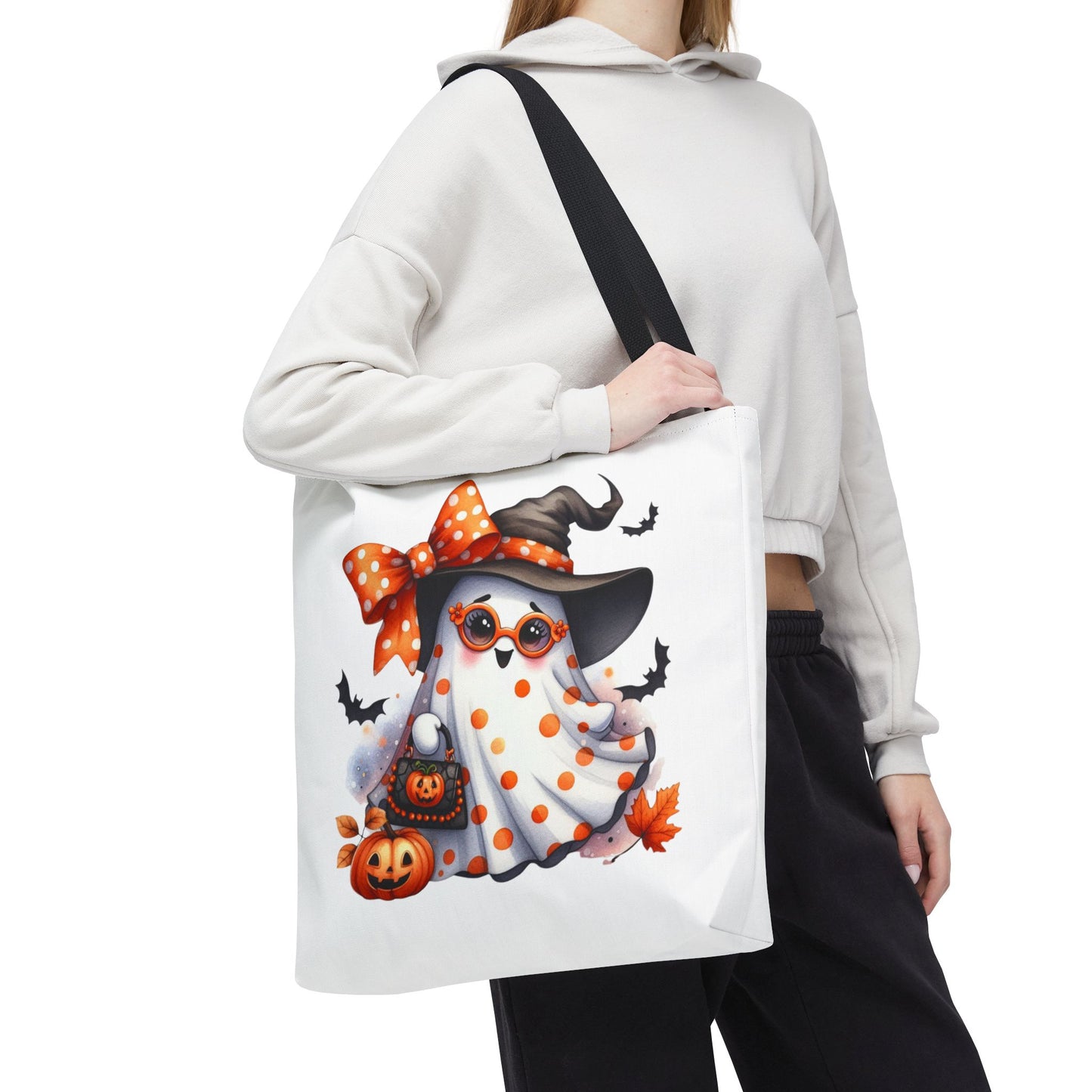 Whimsical Halloween Ghost Tote Bag