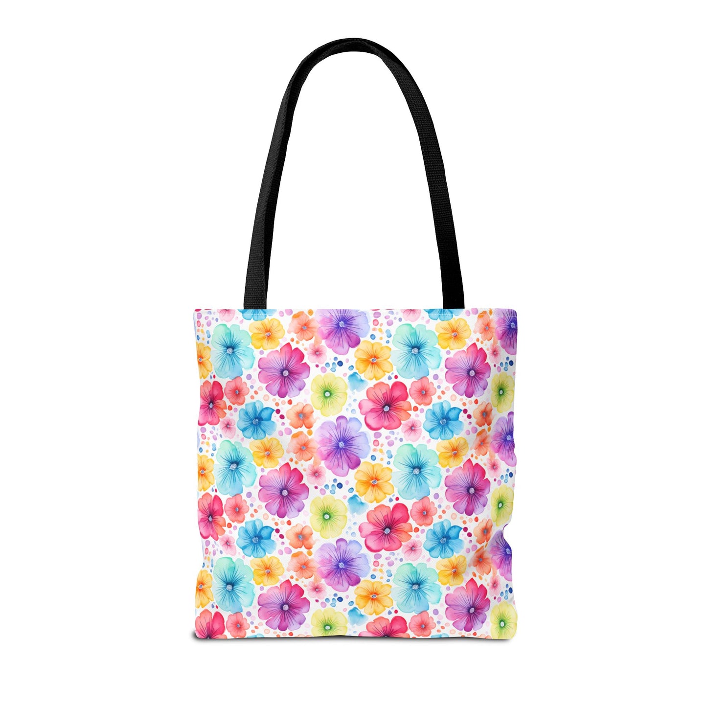 Vibrant Floral Tote Bag, Perfect Gift for Mother's Day, Bright Summer Accessory