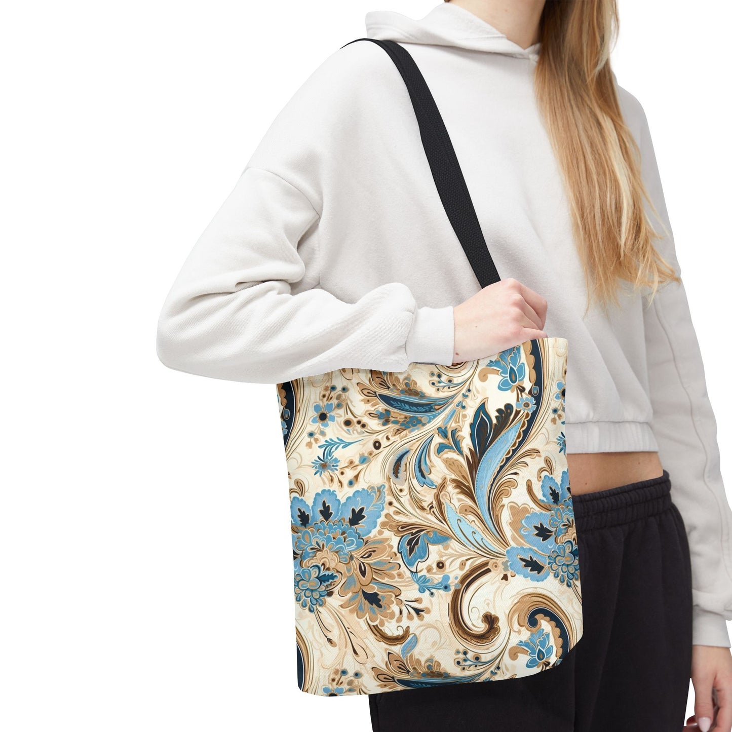Elegant Floral Tote Bag