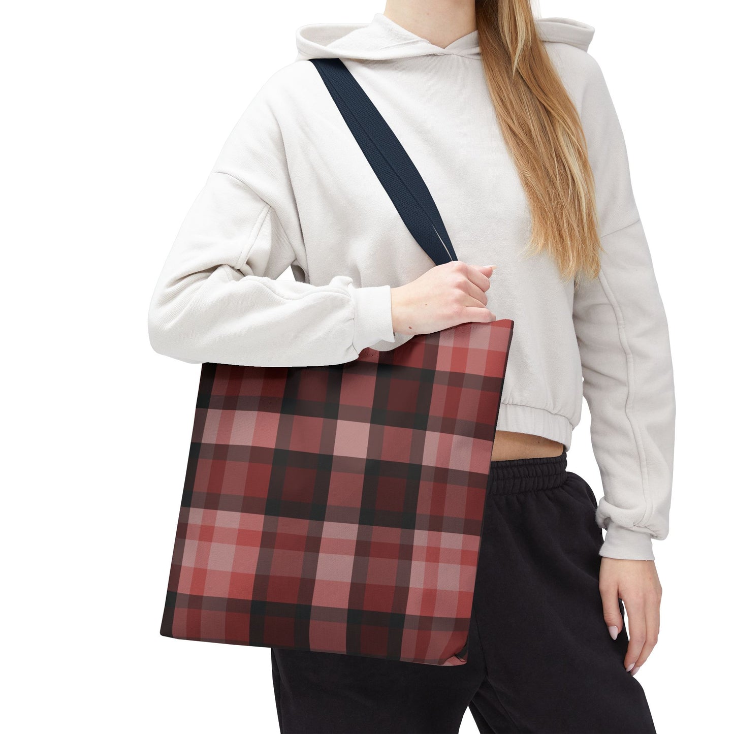 Cozy Plaid Tote Bag, Perfect for Fashionistas