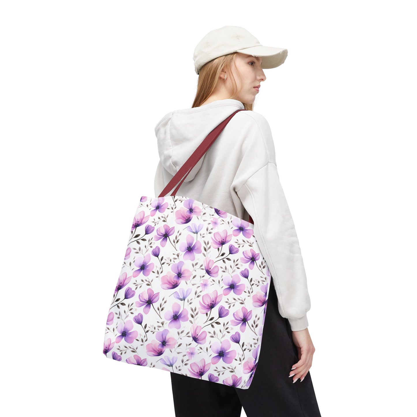 Watercolor Floral Tote Bag
