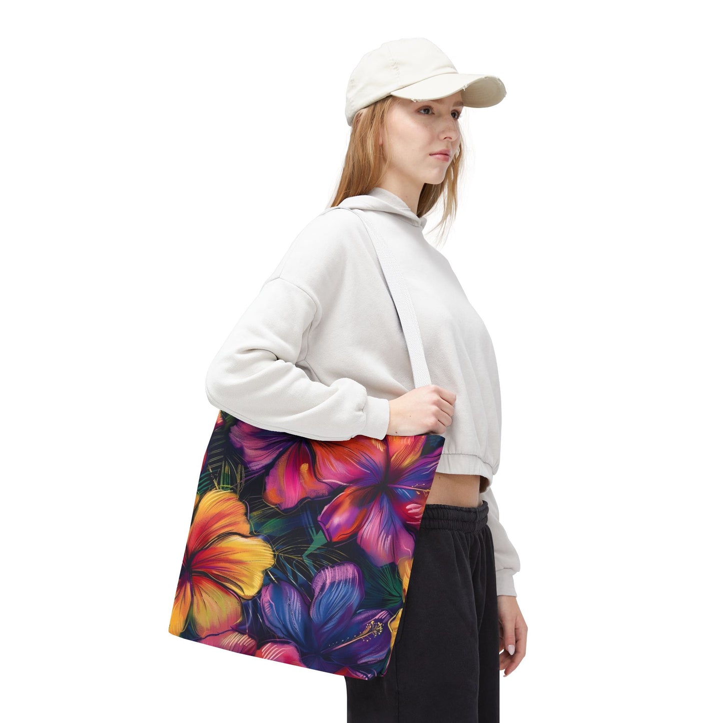 Tropical Floral Tote Bag
