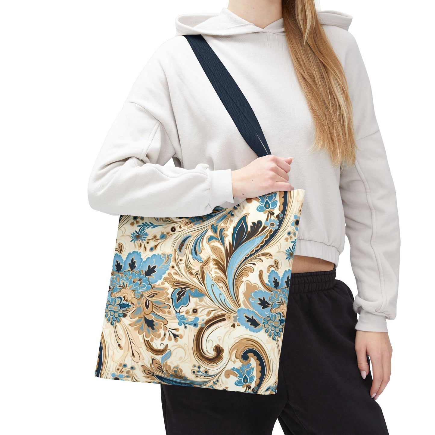 Elegant Floral Tote Bag