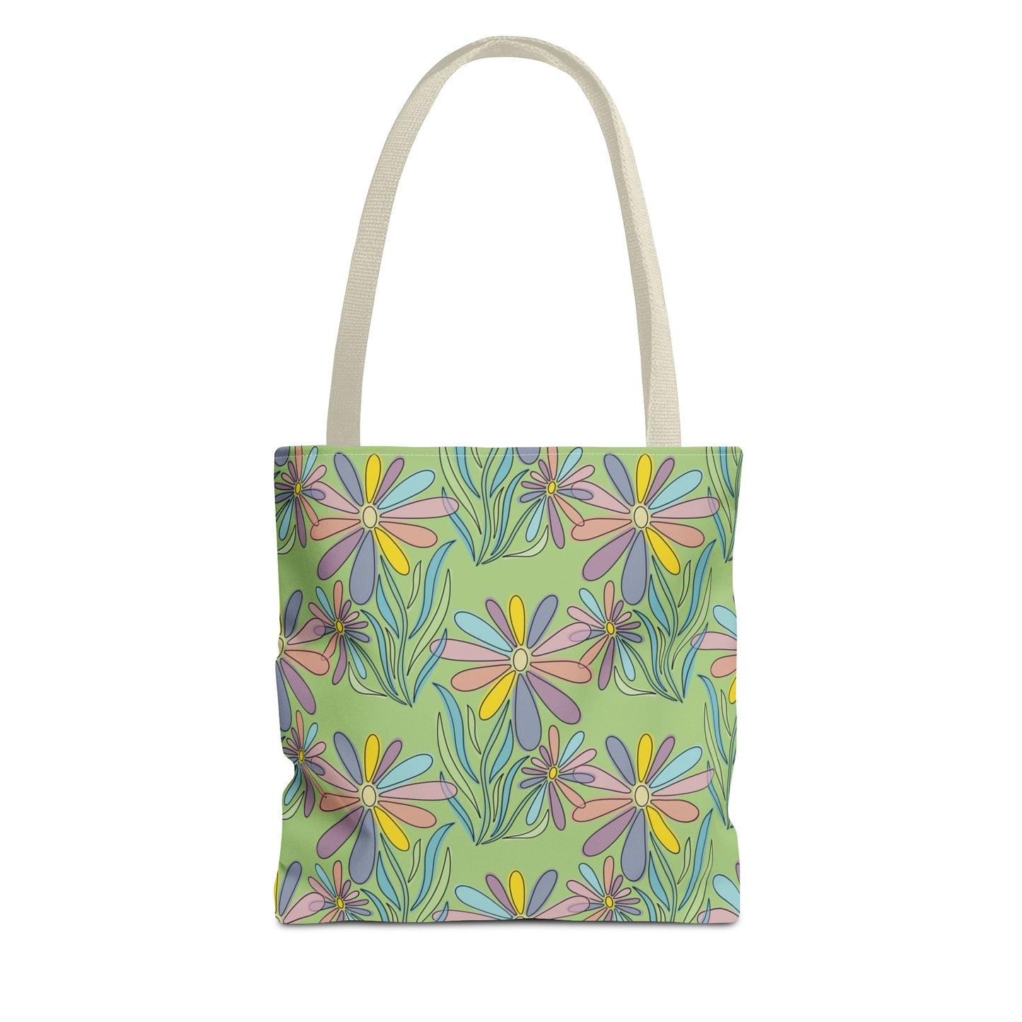 Floral Pattern Tote Bag, Gift for Garden Lovers