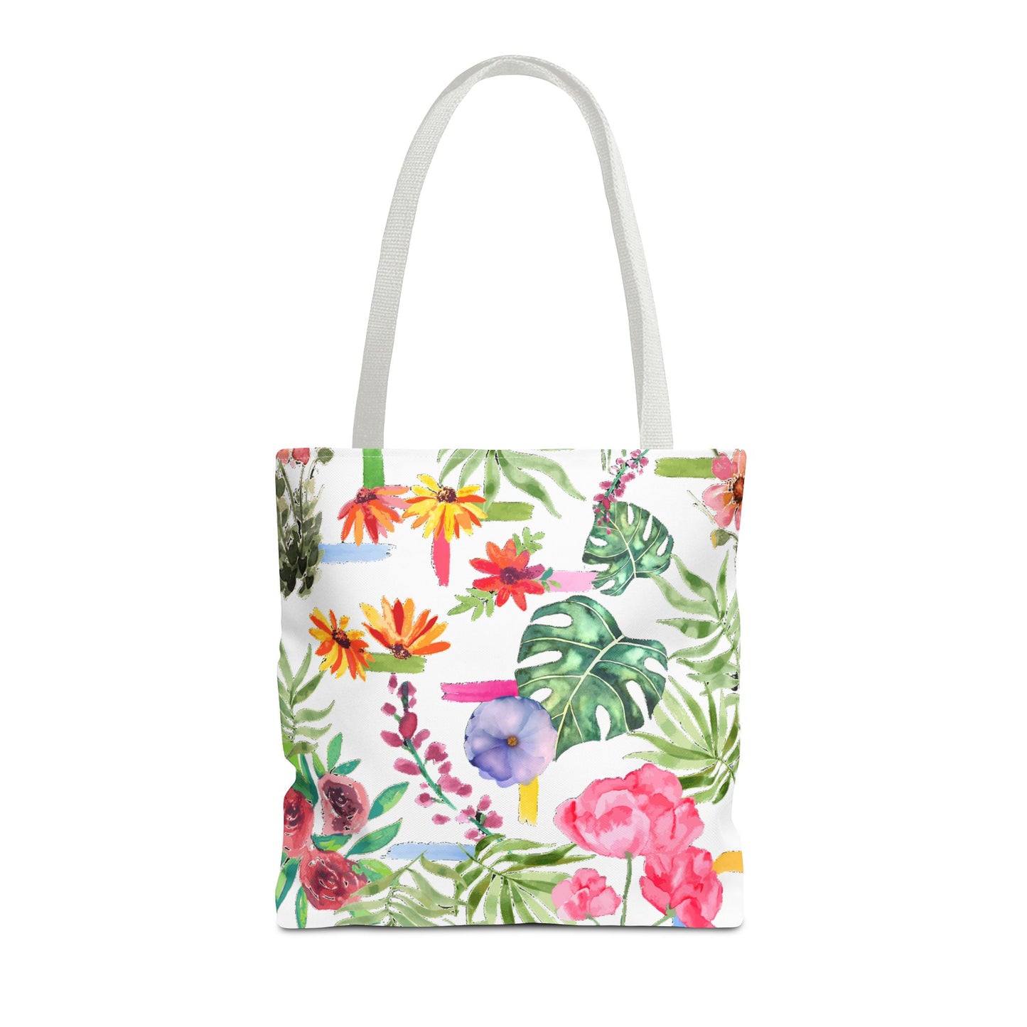 Floral Print Tote Bag