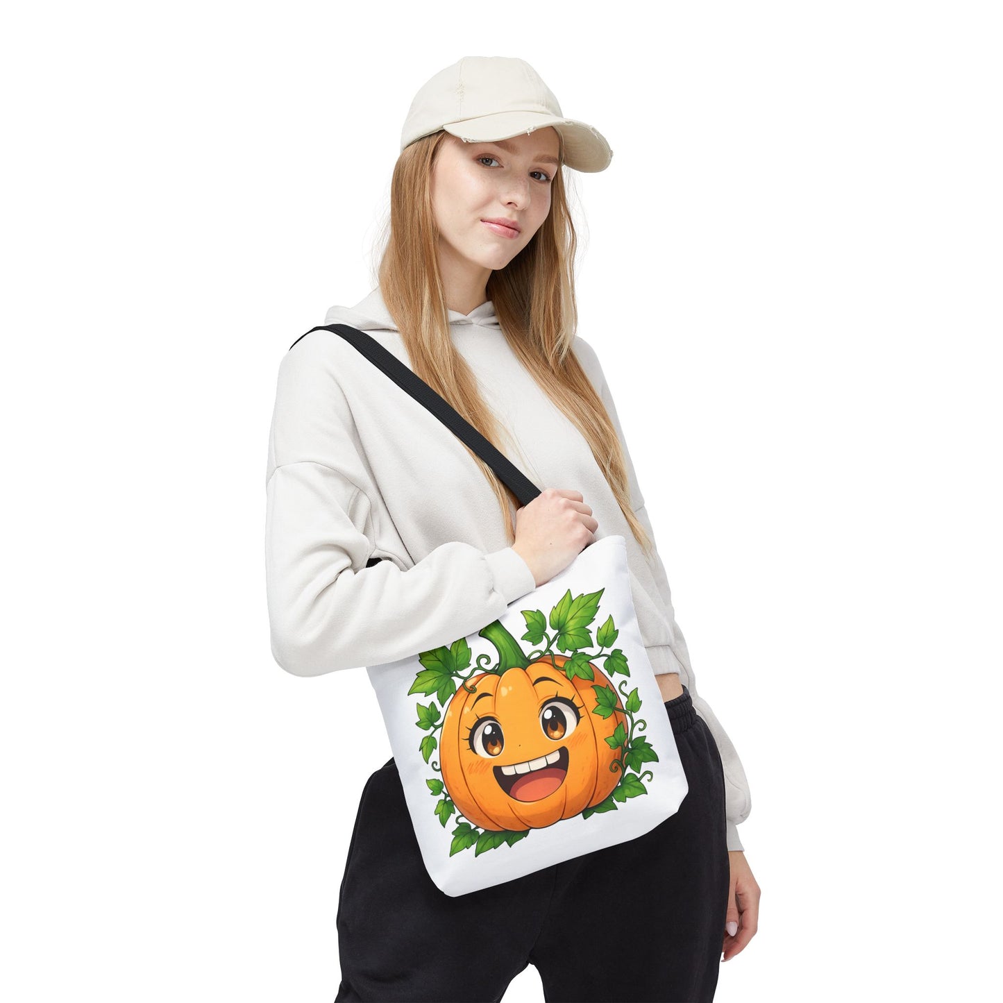 Cute Pumpkin Tote Bag for Fall